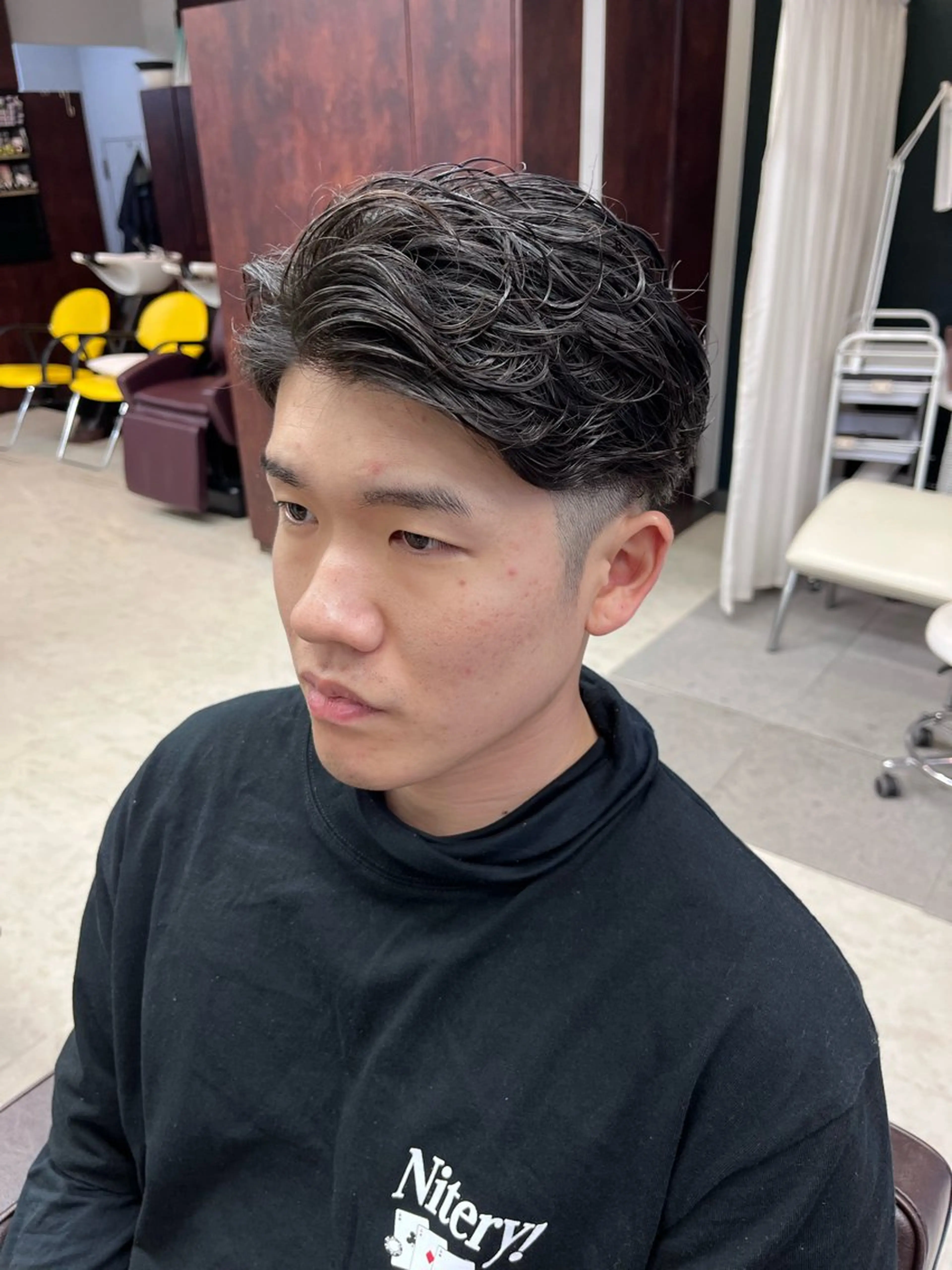 ショート パーマ メンズ 産休の為お休みです! 小島凜のヘアスタイル