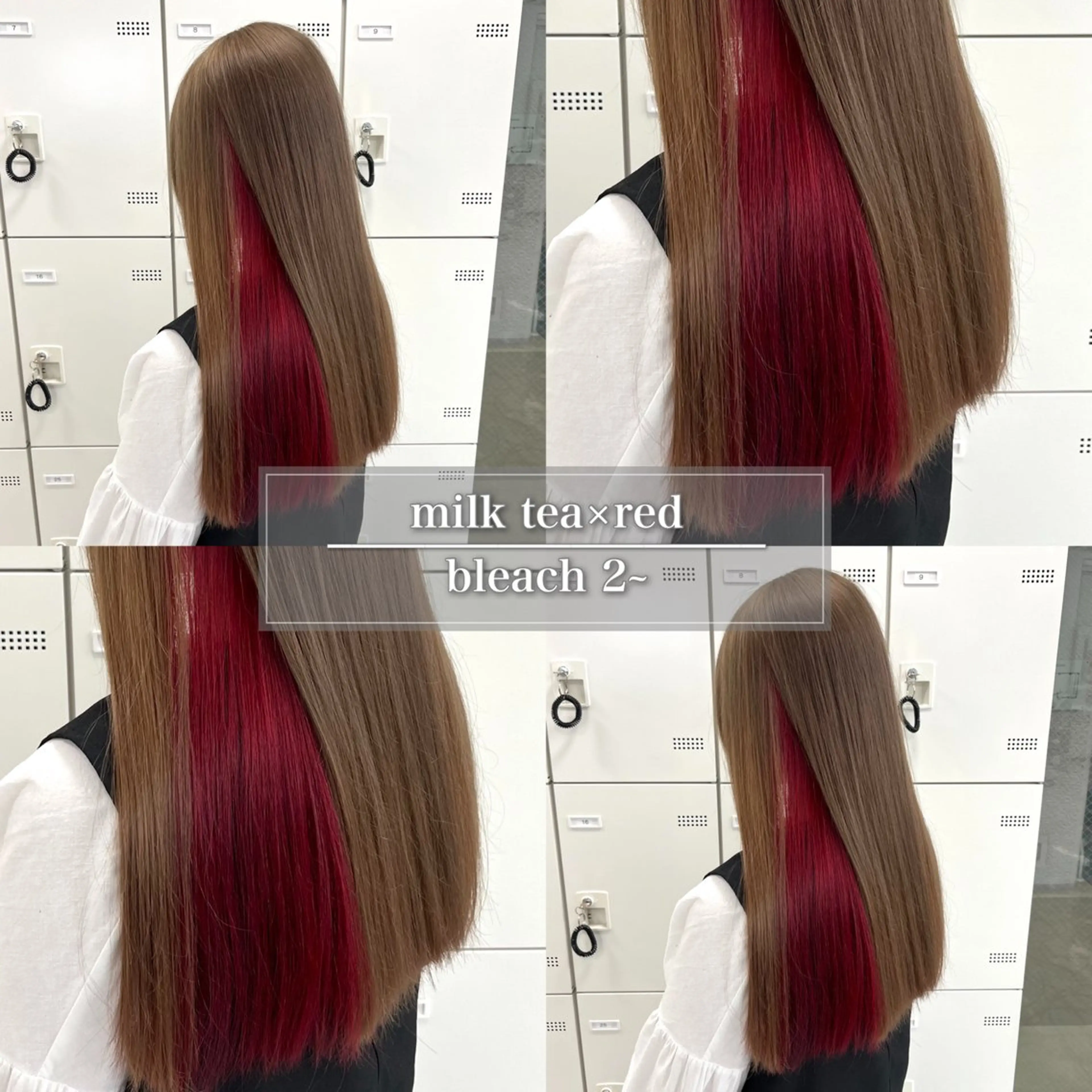 セミロング カラー ベージュカラー ブリーチ ブロンド デザインカラー グレージュ ヘアカラー トリートメント ケアブリーチ/ 髪質改善/上質艶髪のヘアスタイル