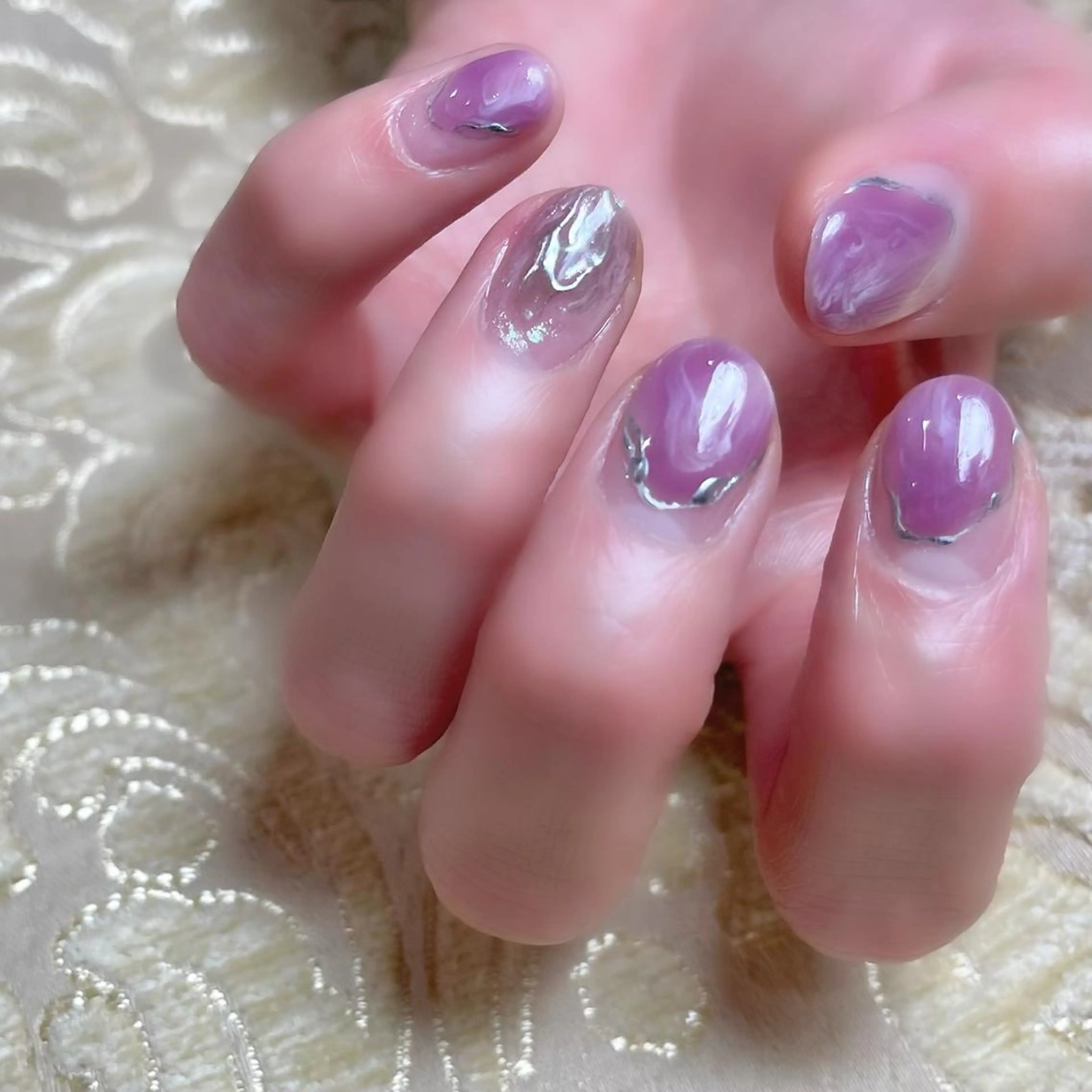 ショート カラー ネイル ニュアンスネイル éclat所属・éclat エクラのネイルデザイン