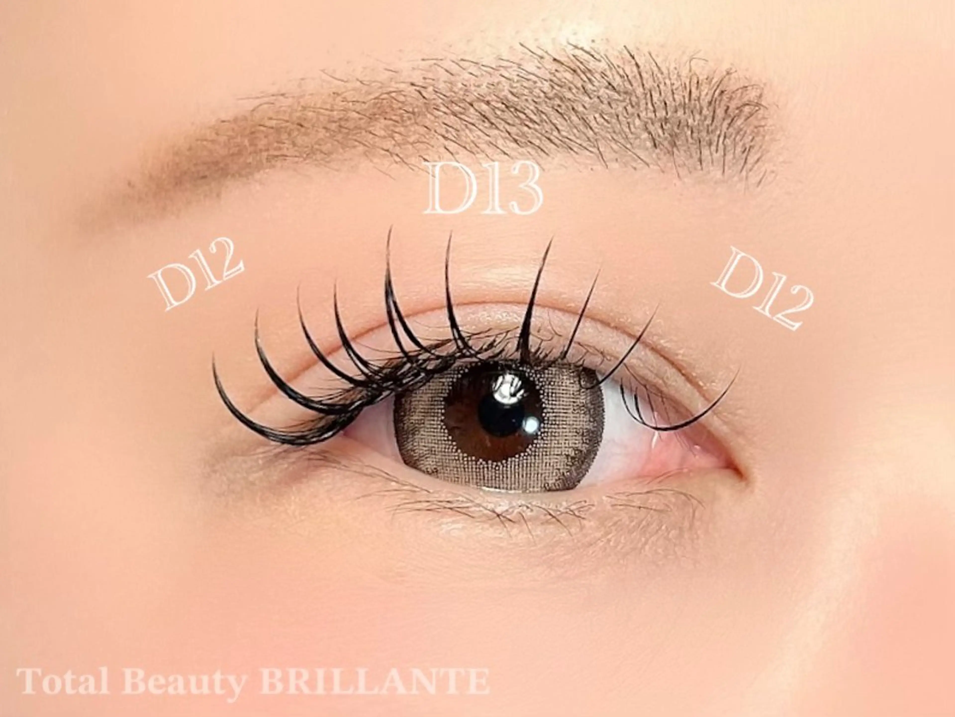 マツエク・マツパ BRILLANTE -ブリアンテ-のマツエク・マツパデザイン