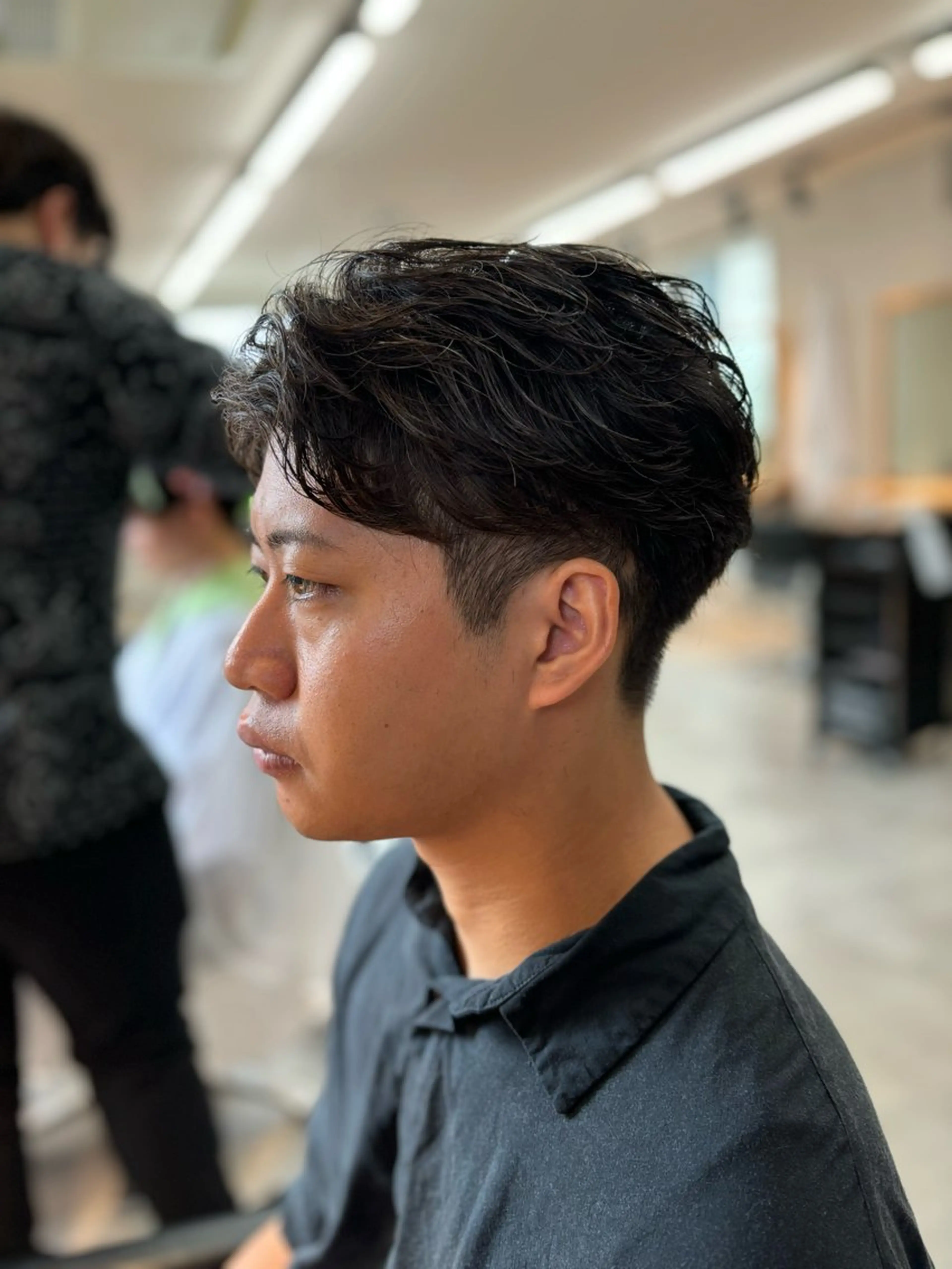 メンズ フェザーパーマ メンズパーマ カット パーマ 保立/フェザーパーマ /メンズカット千葉のヘアスタイル