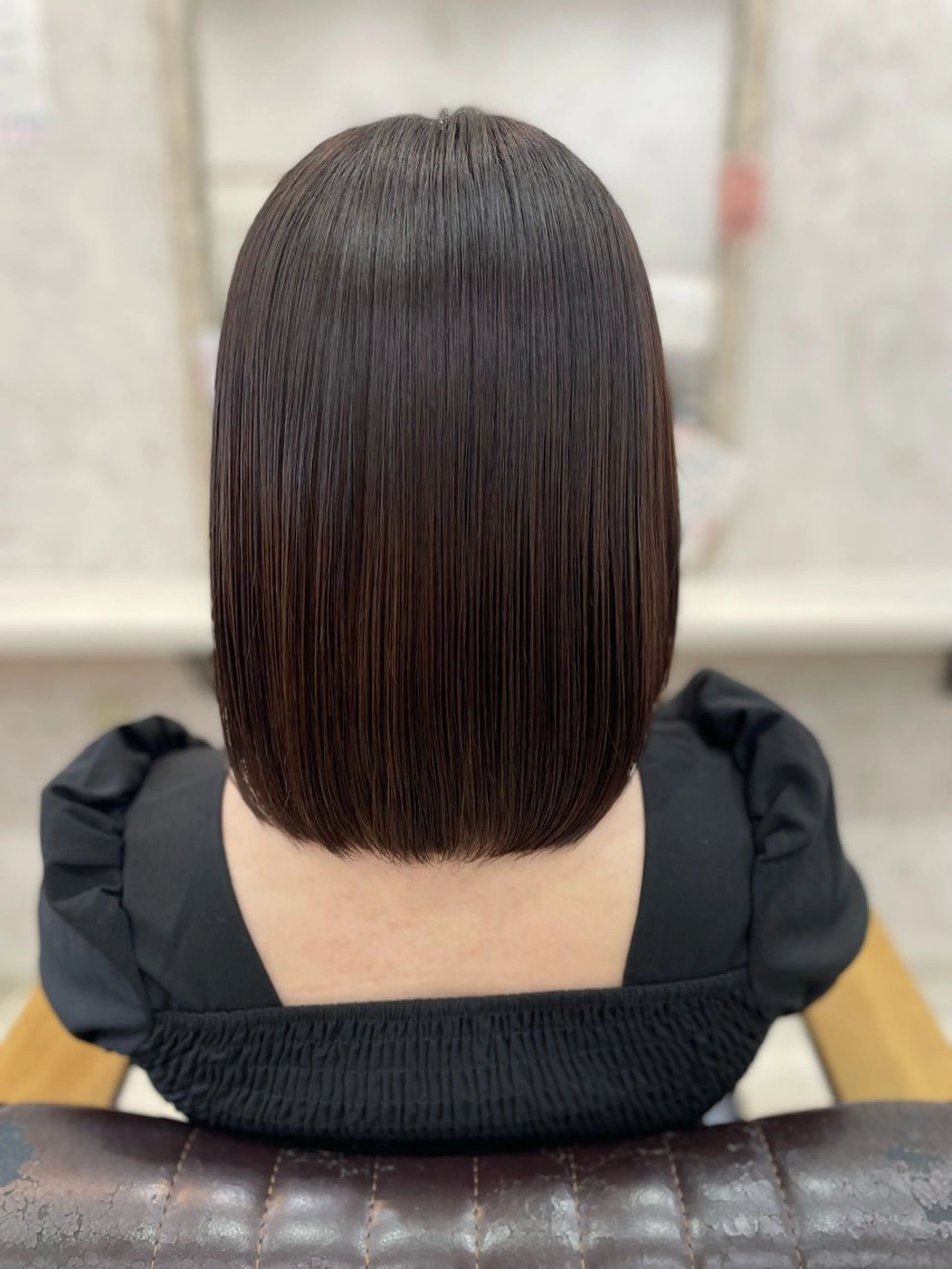 ミディアム トリートメント カット トリートメント 柴 芙未菜のヘアスタイル