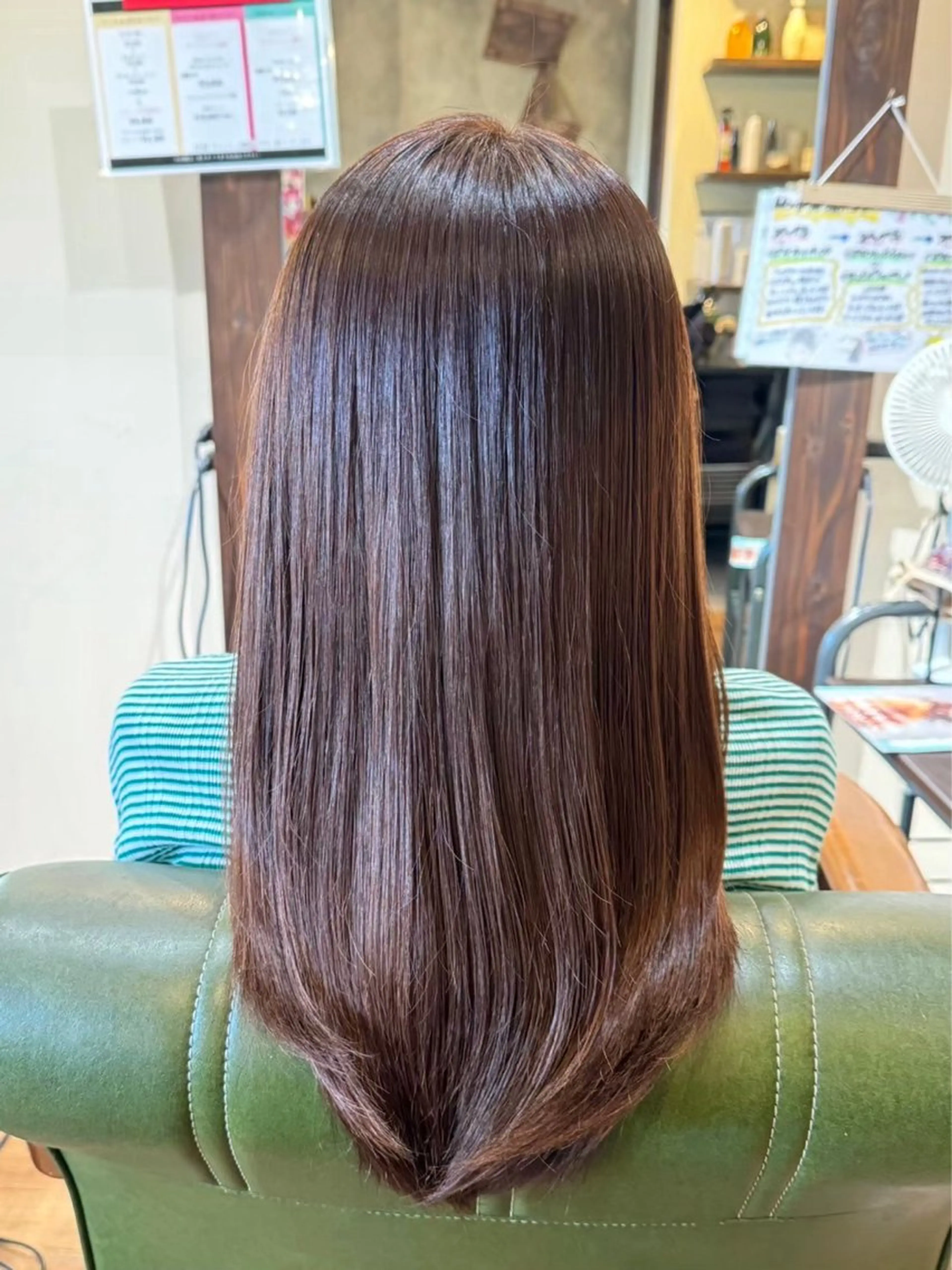 セミロング カラー なぎさ/ﾏﾂﾊﾟ ｽﾄﾚｰﾄ/ｶﾗｰのヘアスタイル