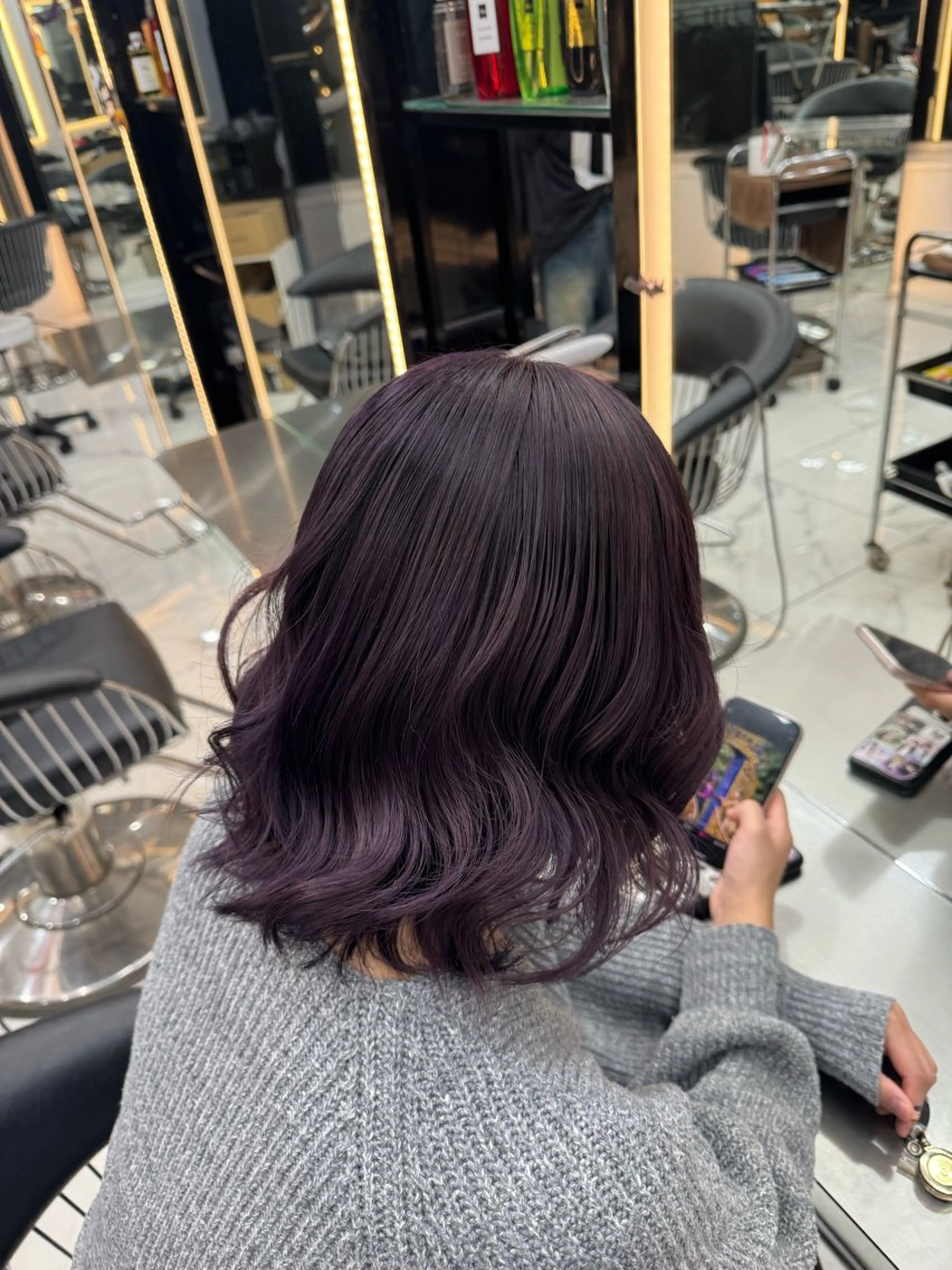 ミディアム カラー Lapis渋谷本店 Rikoのヘアスタイル