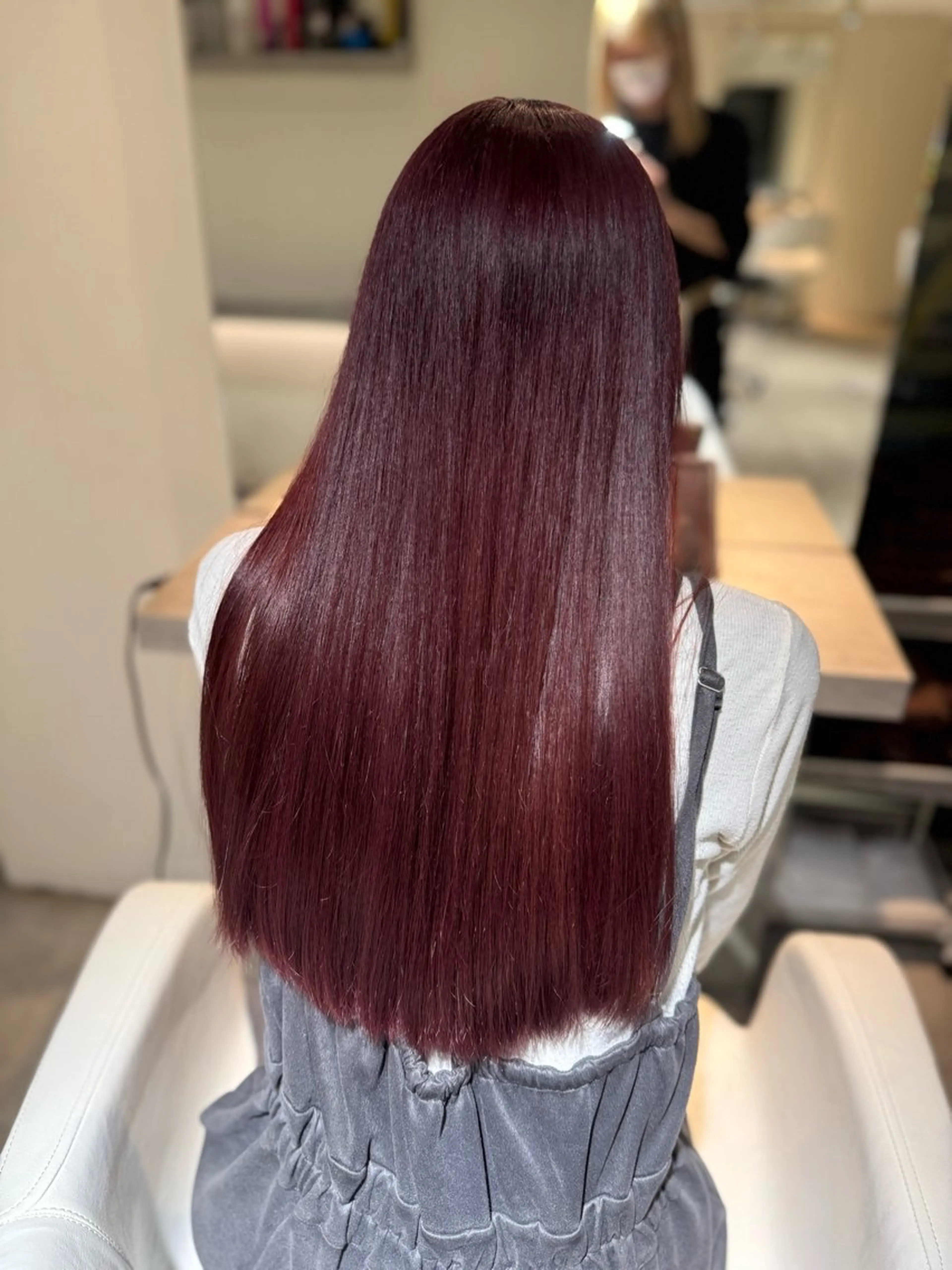 ロング カラー カシス 🦋🫧艶髪カラー 🫧🦋あいりのヘアスタイル