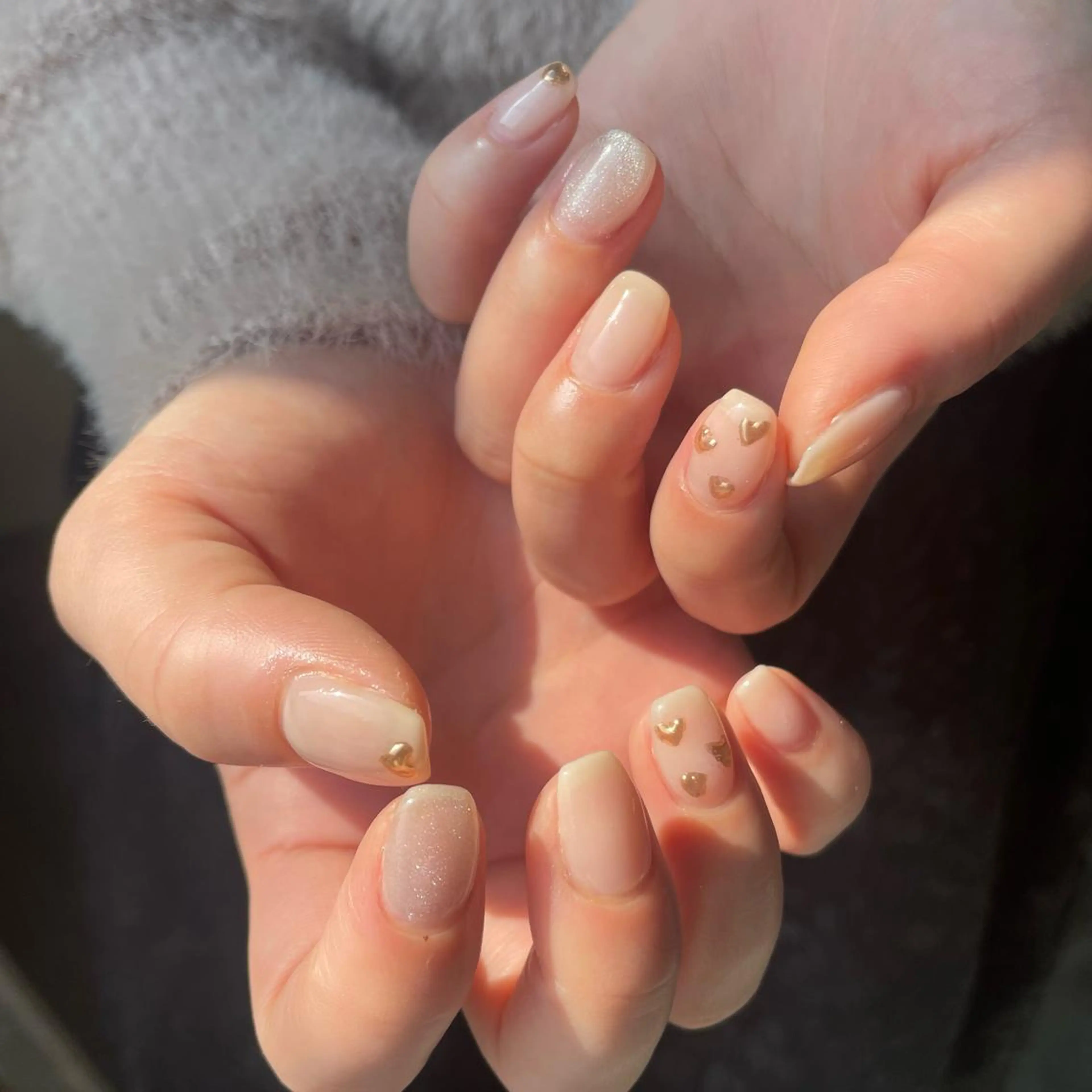 ネイル アートネイル シンプルネイル SOL　nail イマナカのネイルデザイン