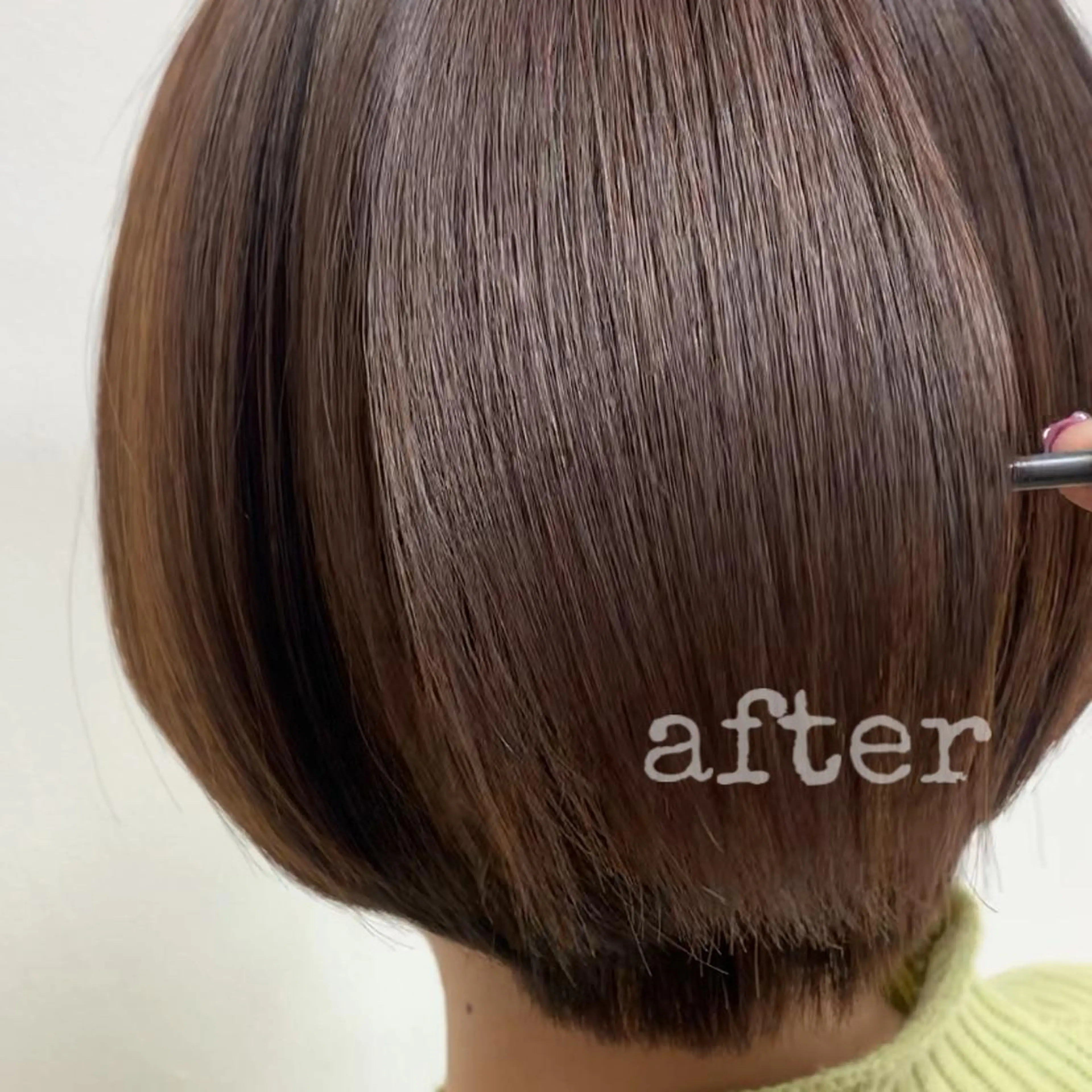 ショート 縮毛矯正 Bolge所属・黒田 優衣のヘアスタイル