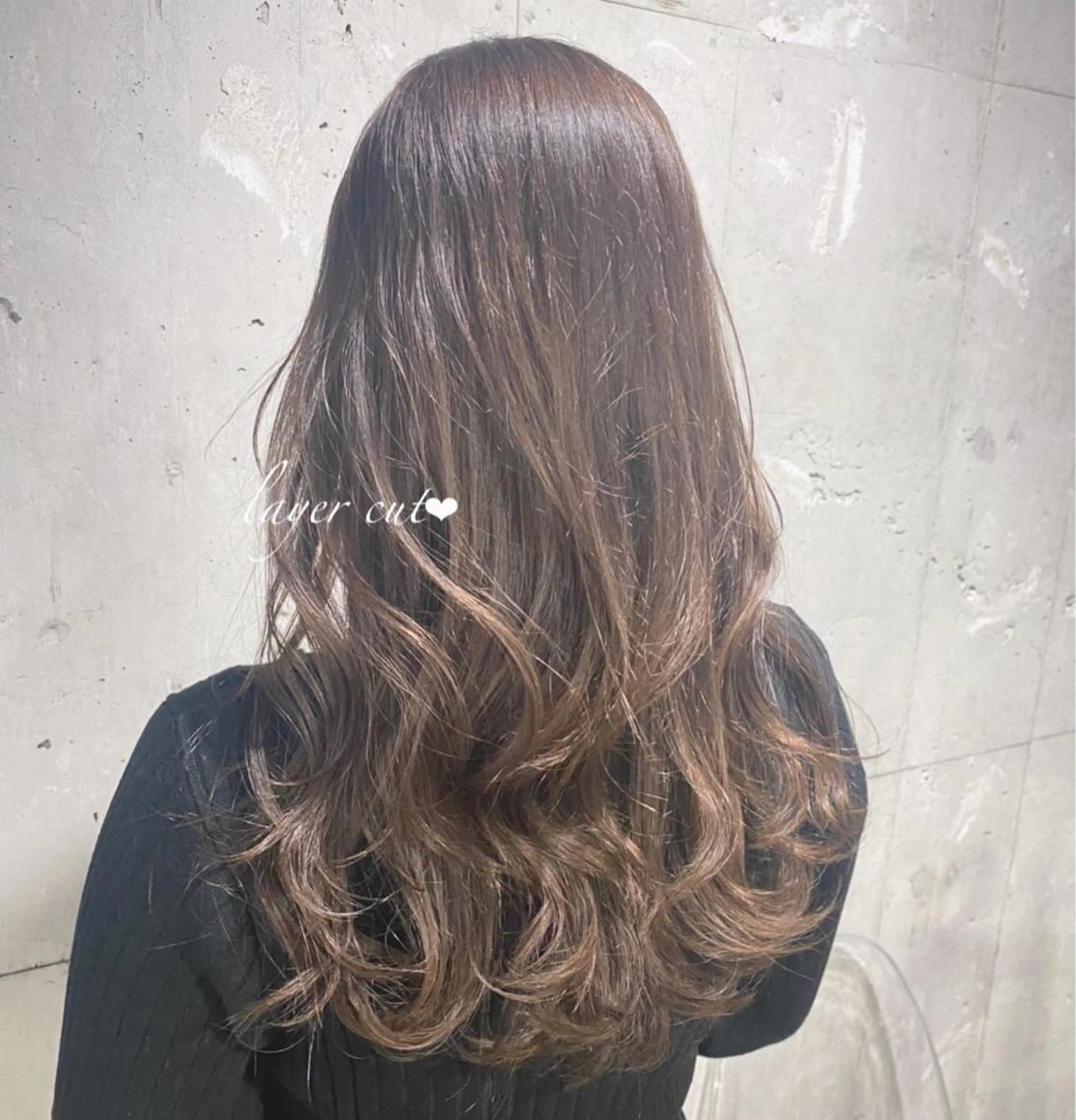 ミディアム カラー ヘアアレンジ レイヤーカット 当日予約⭕️ JUNYAのヘアスタイル