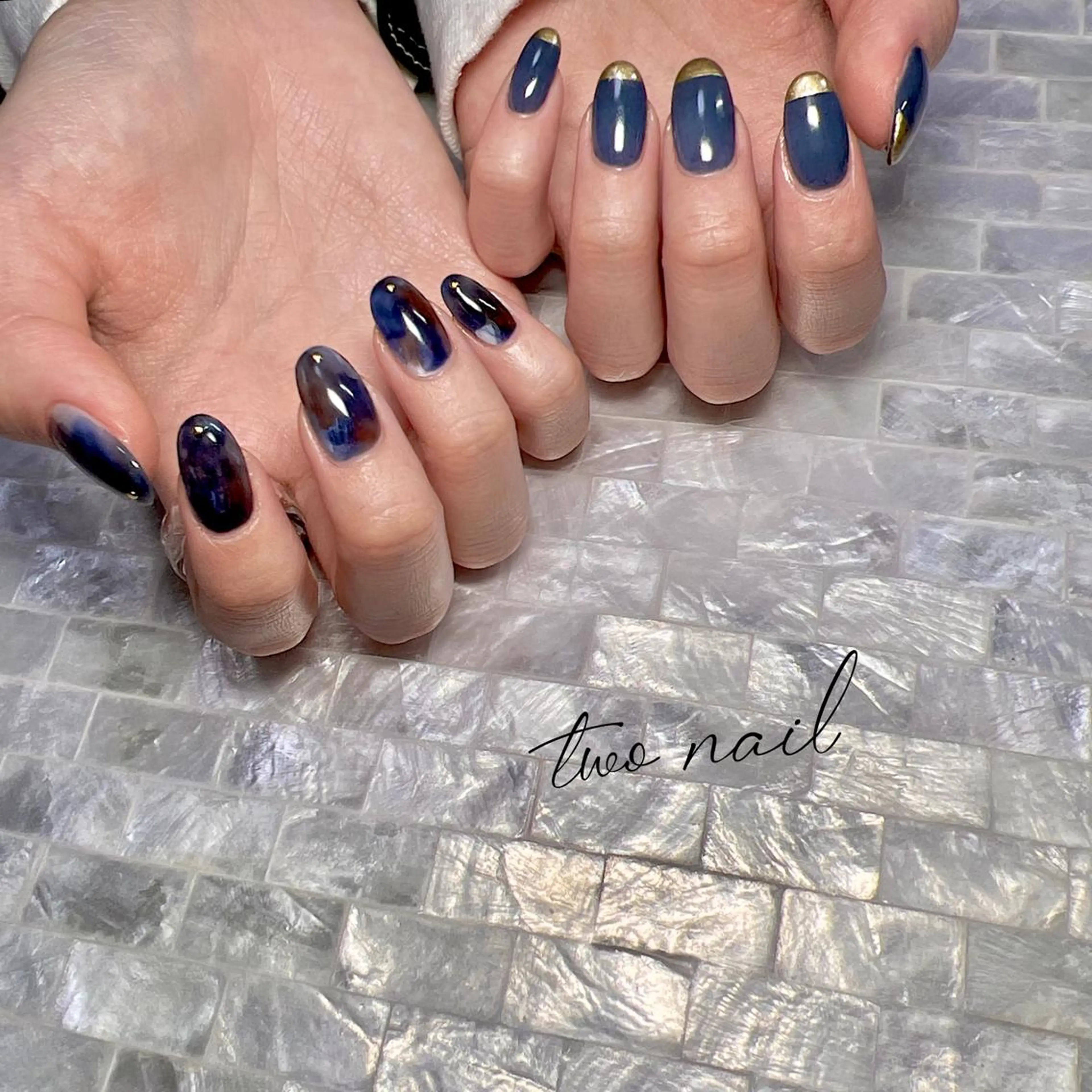 ネイル アートネイル フットネイル ハート ニュアンスネイル オフィスネイル two nailのネイルデザイン