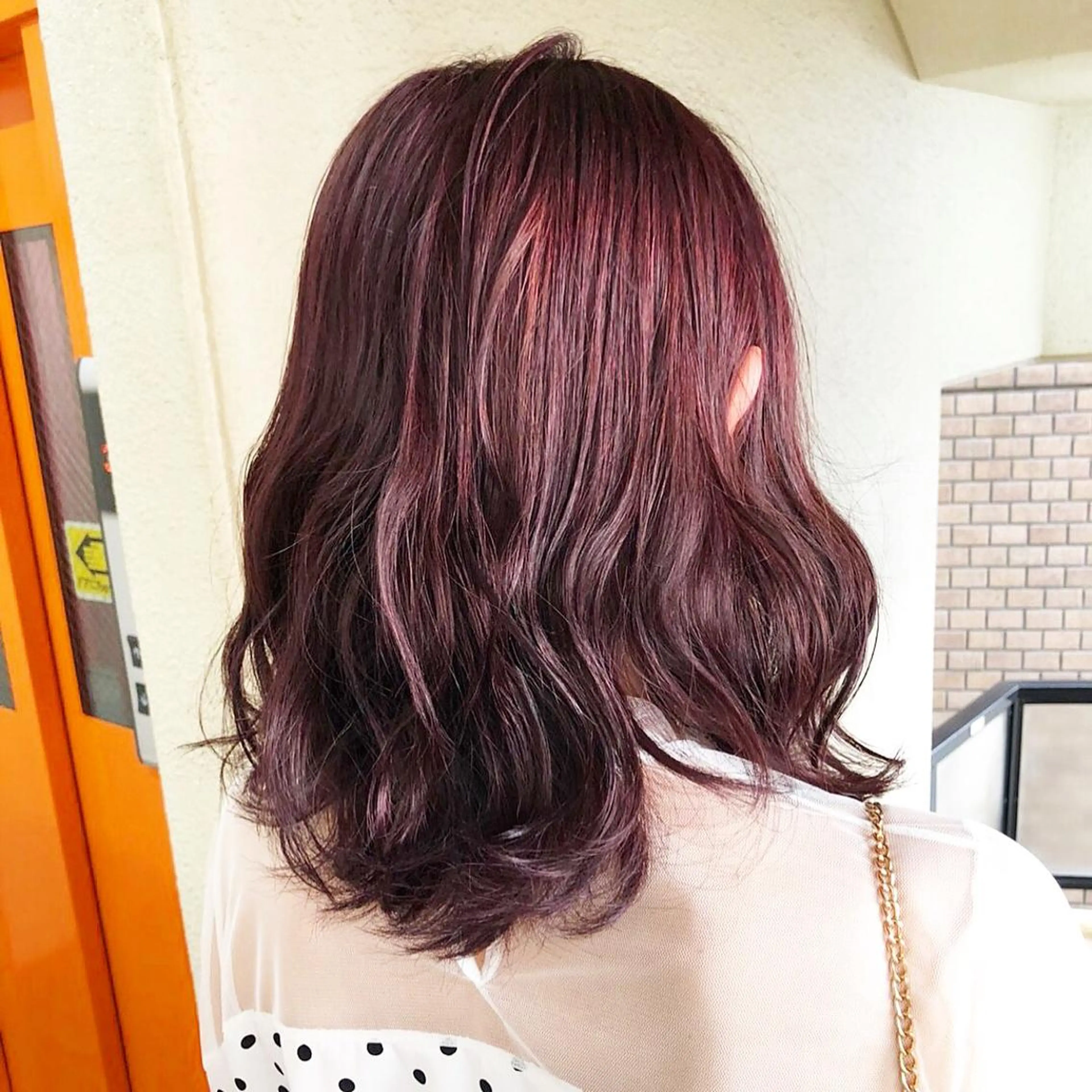 ミディアム カラー ピンクカラー 💎髪質改善💎 デザイナーshinのヘアスタイル