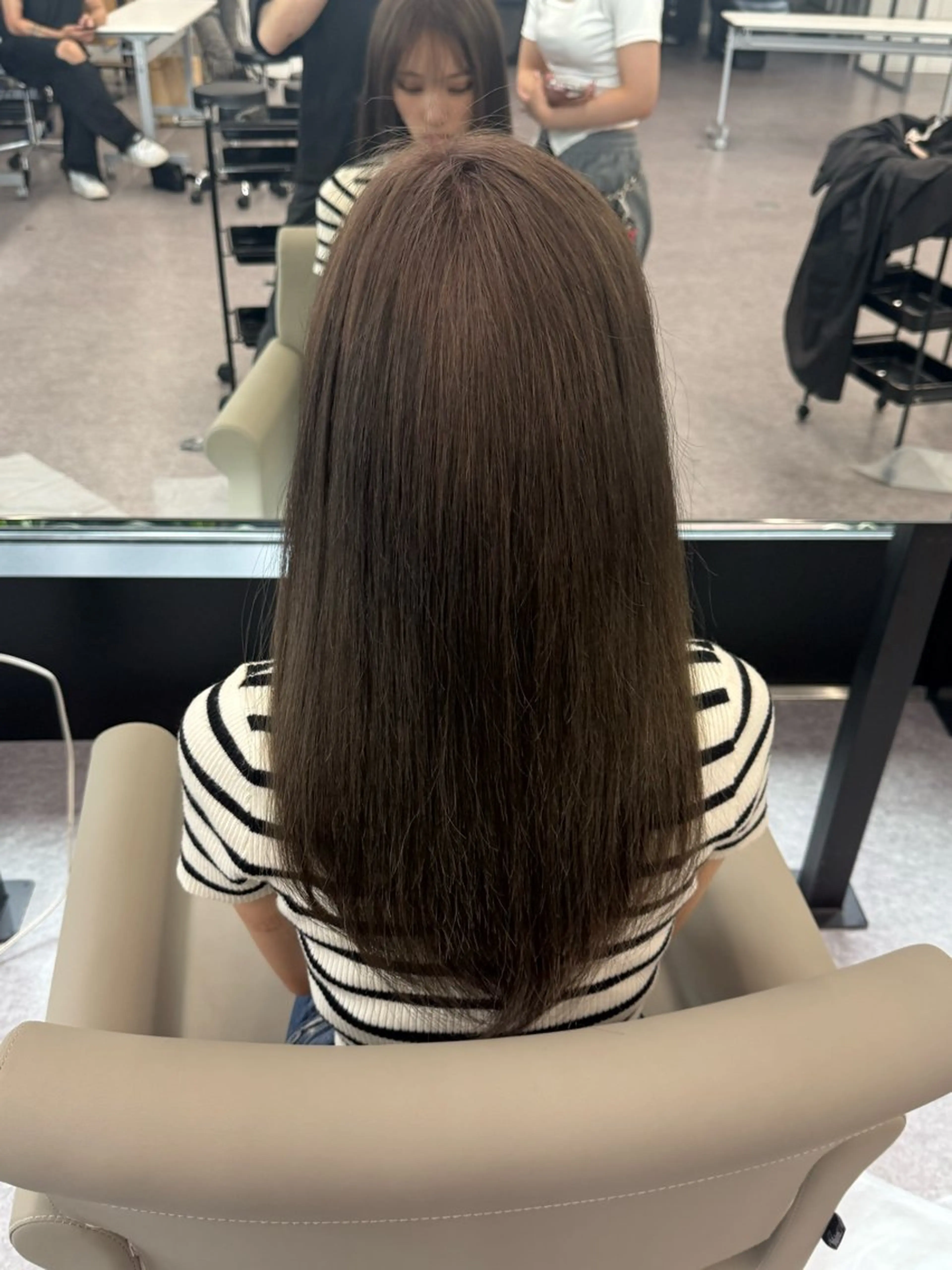 ロング ヘアカラー トリートメント 透明感カラー×ケア ブリーチTakeruのヘアスタイル