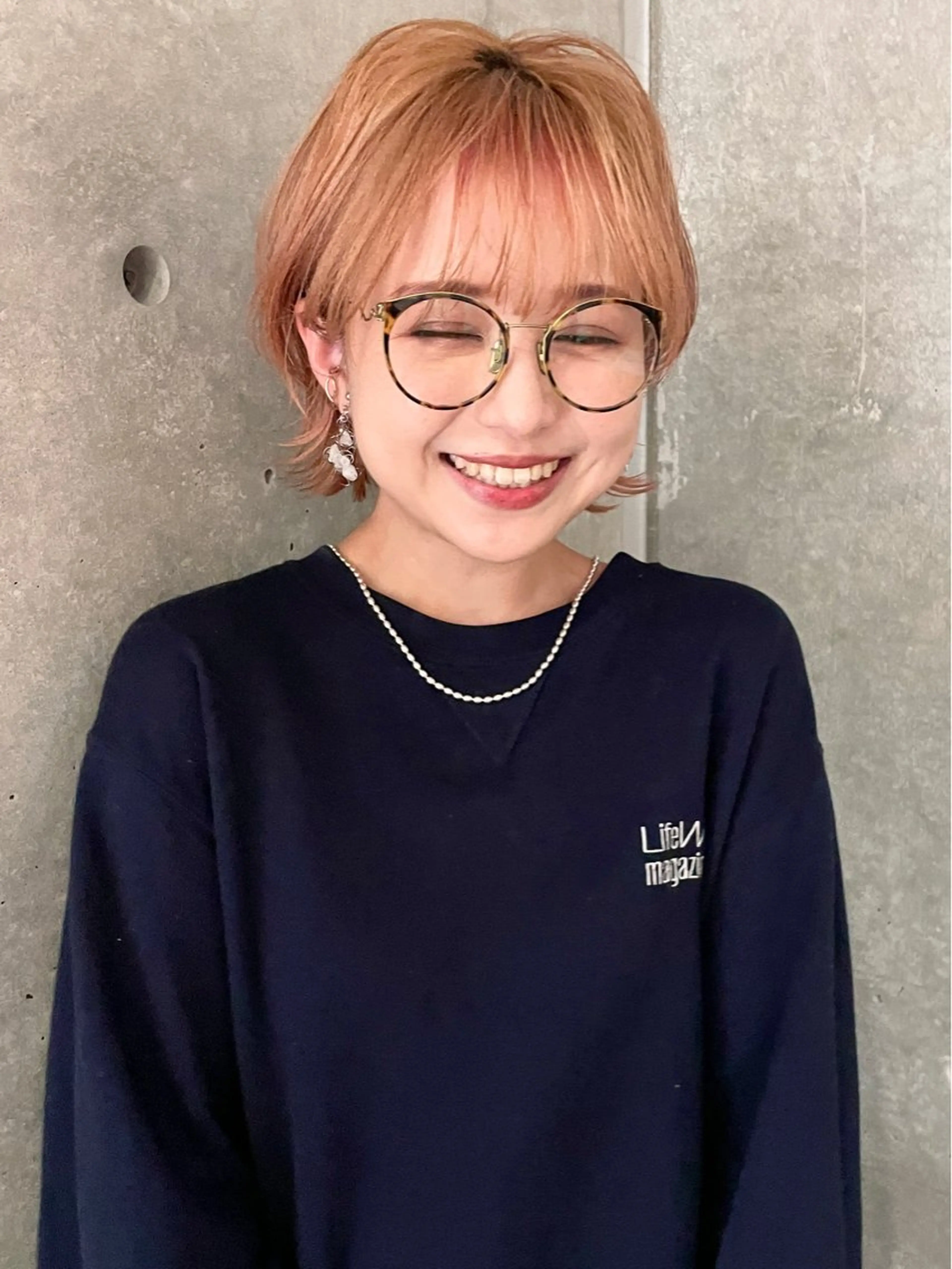 ショート カット ヘアカラー トリートメント FERIA池田 田岡啓佑のヘアスタイル