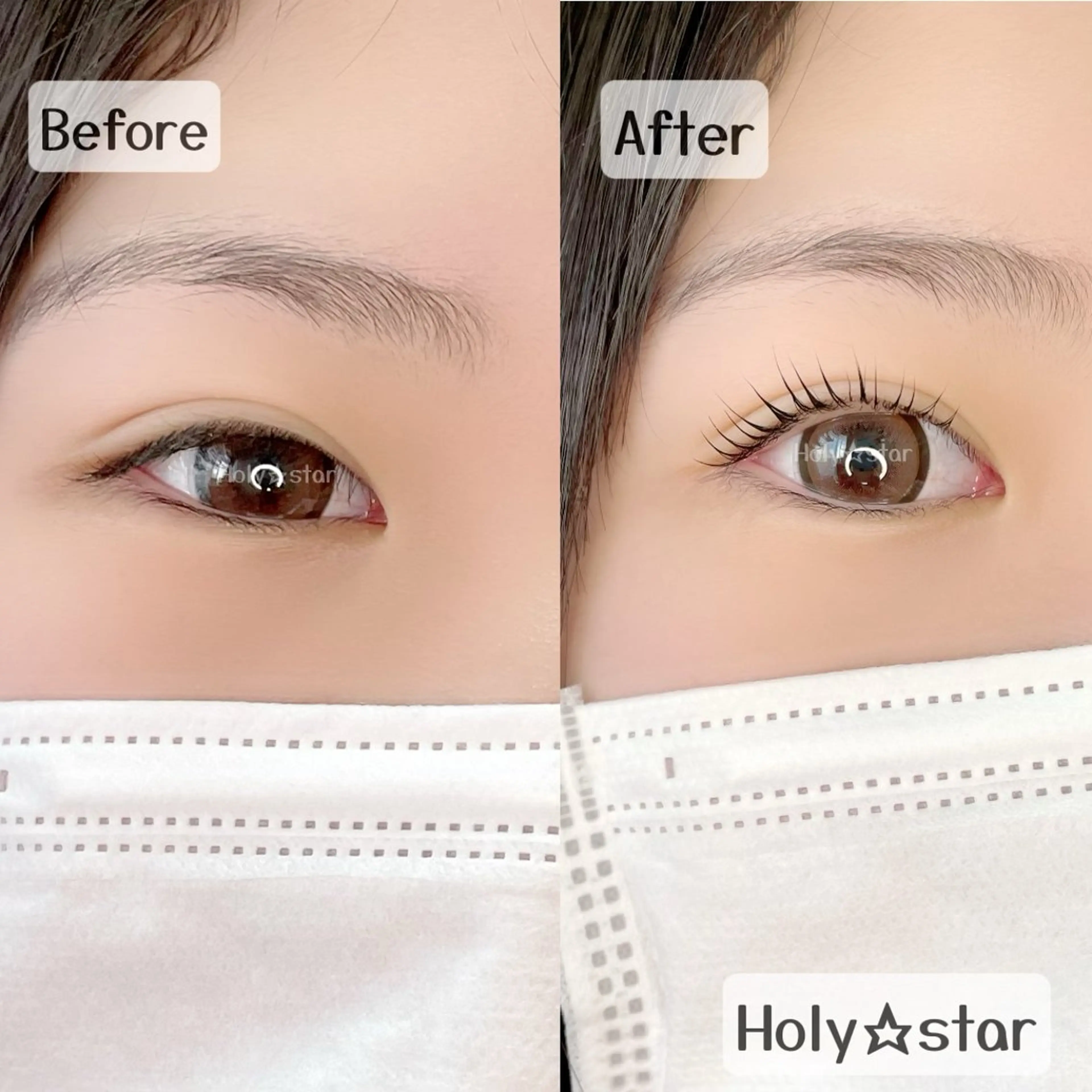 マツエク・マツパ 一重×まつ毛パーマ Holy☆star 【ホーリースター】のマツエク・マツパデザイン