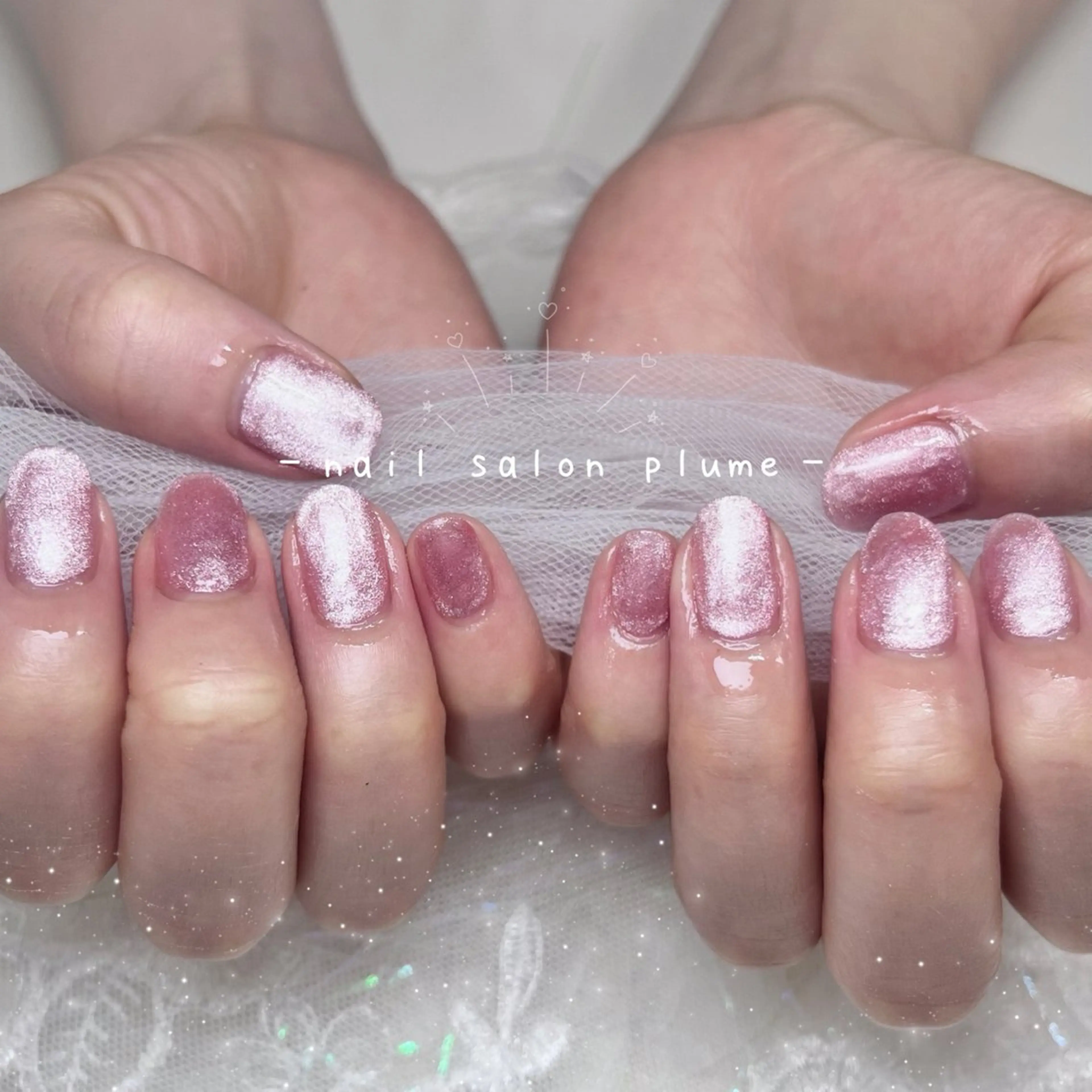 ネイル ハンドネイル plume nail ☆韓国ネイルのネイルデザイン