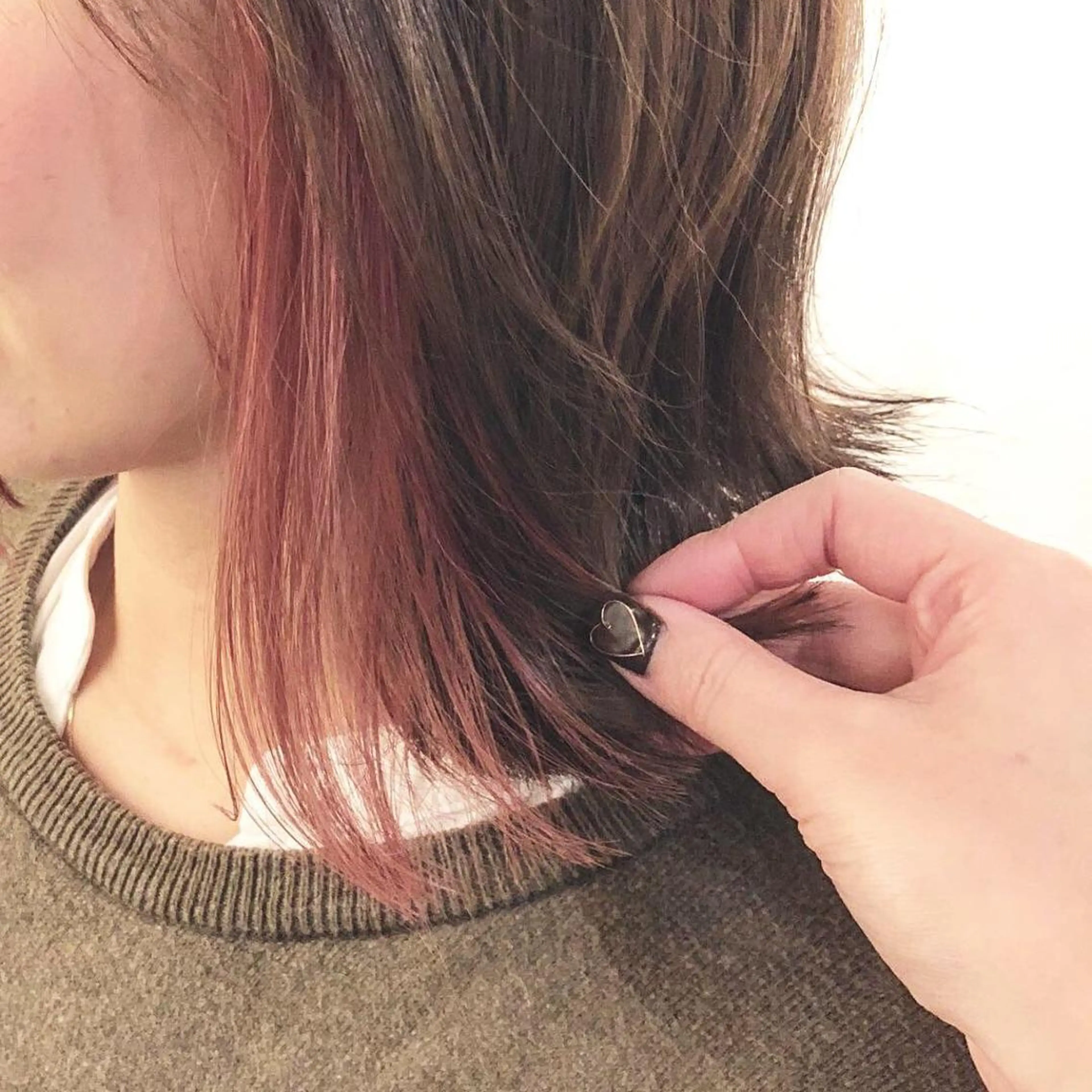 ショート カラー インナーカラー ボブ Saori / さおりのヘアスタイル