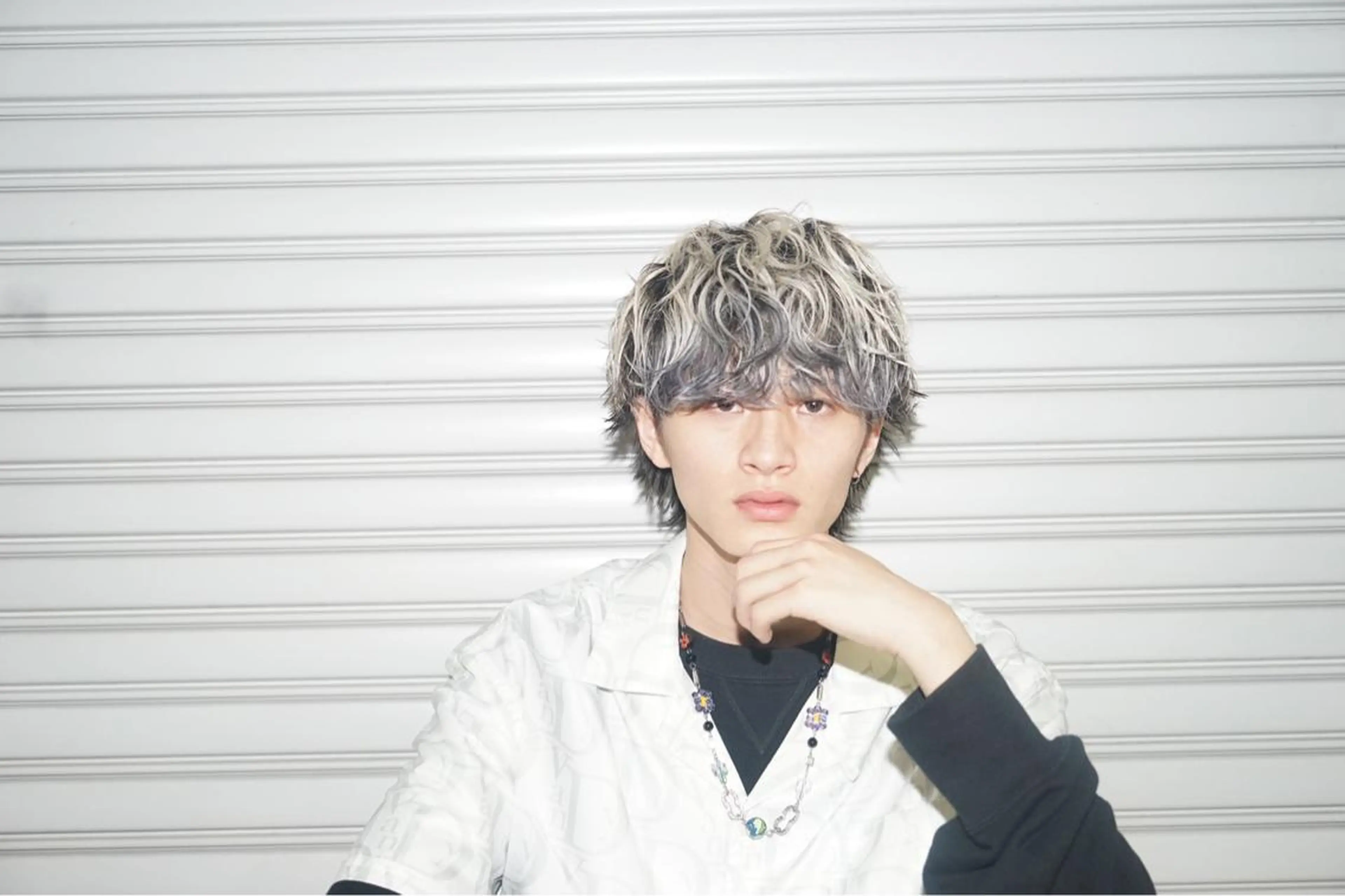 メンズ ハイトーン職人 ♡中島凱人のヘアスタイル
