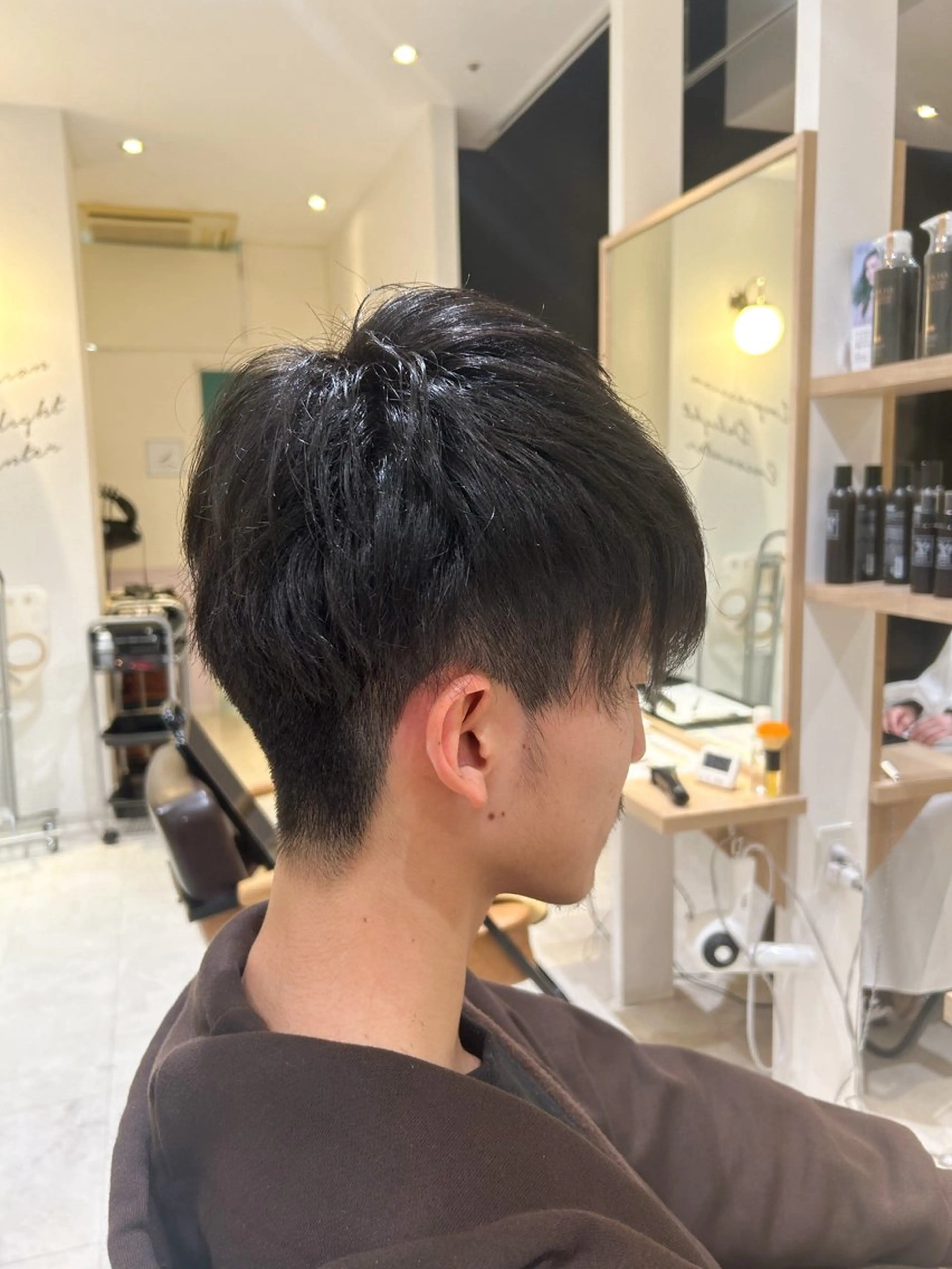 メンズ 透明感カラー☁️岩永 侑奈のヘアスタイル