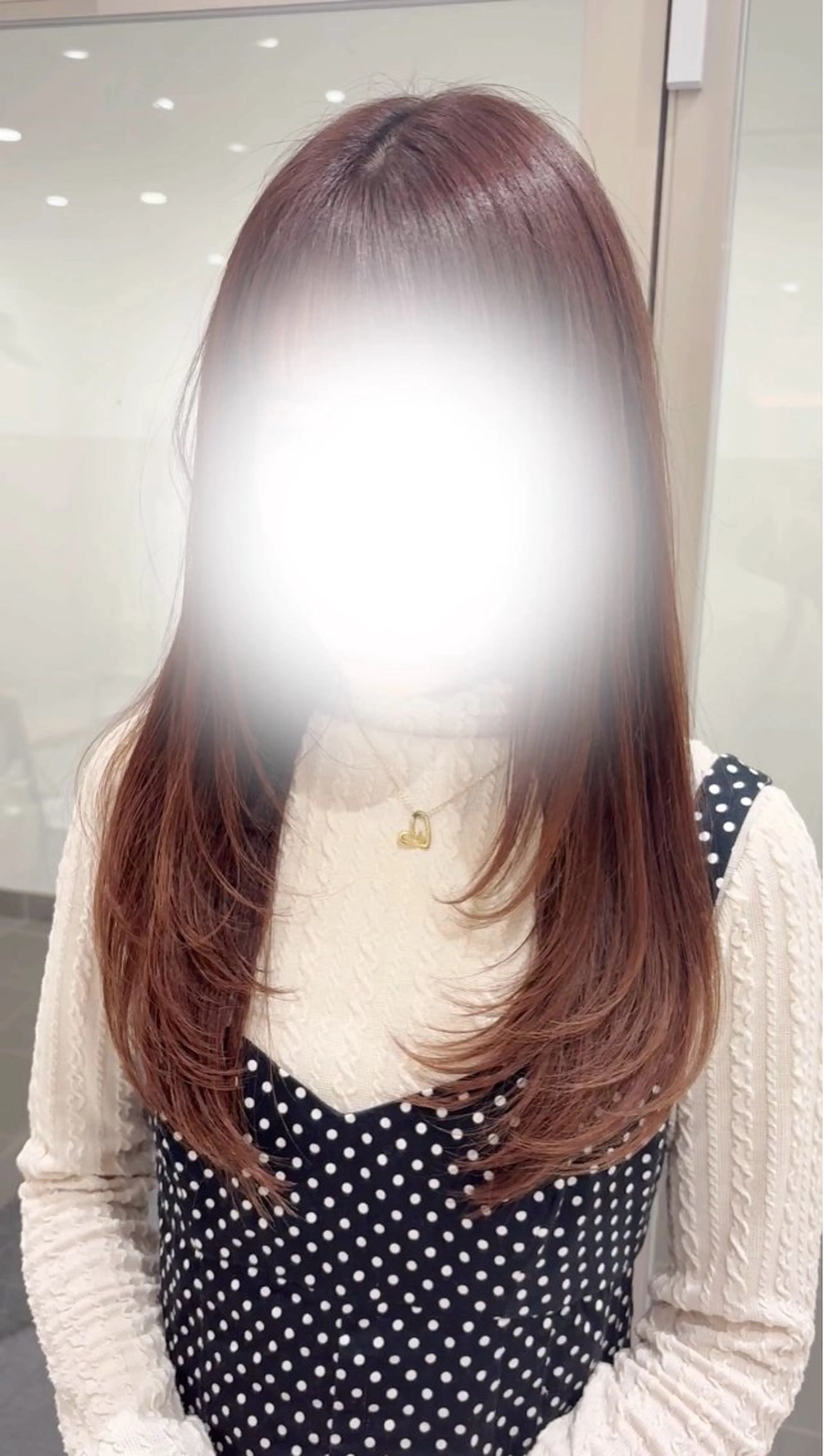 ロング レイヤーカット カット 暖色カラー/ブリーチ /ボブ/本間陽南のヘアスタイル