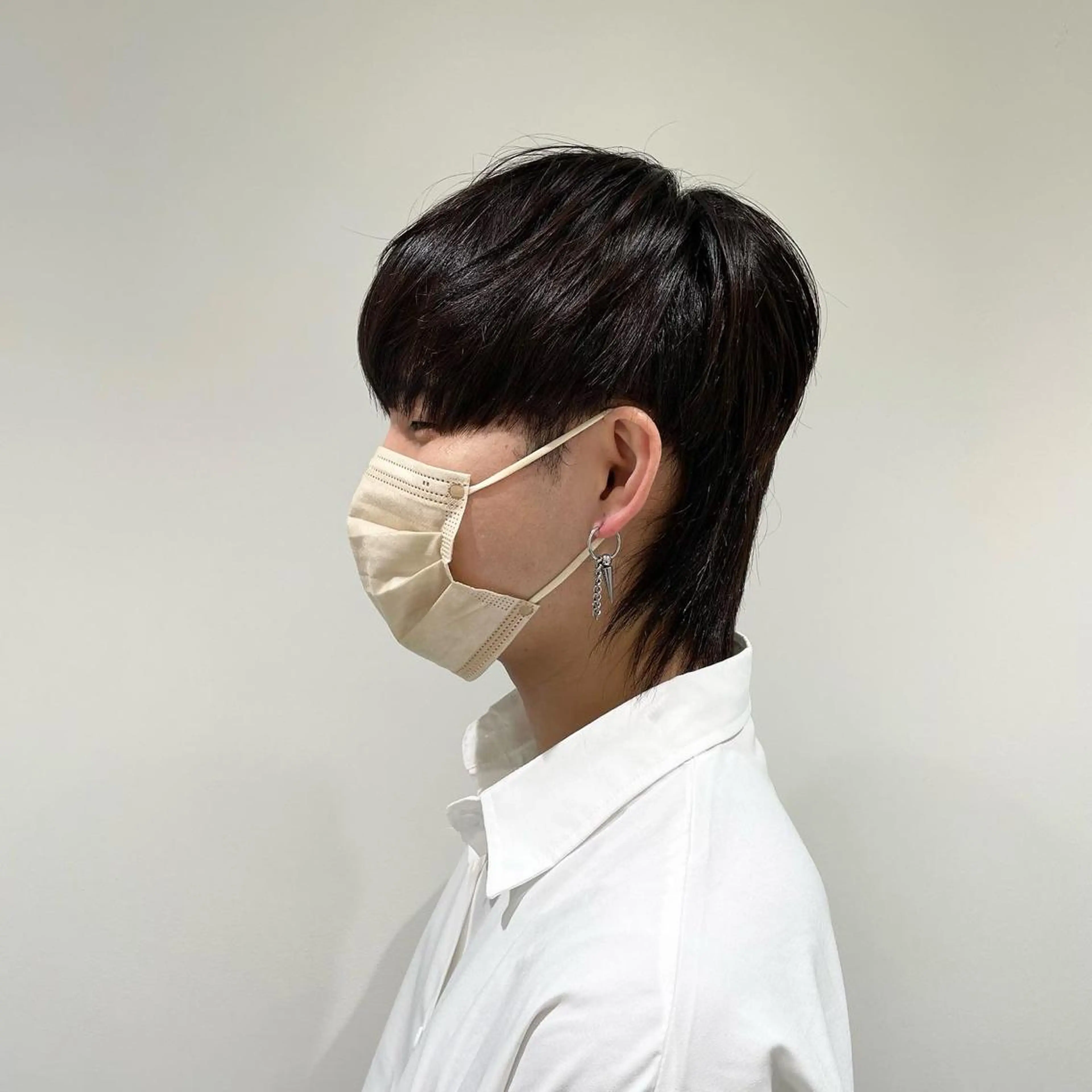 ミディアム 韓国風ヘア ウルフカット カット フェザーパーマ職人 🪶ryosukeのヘアスタイル