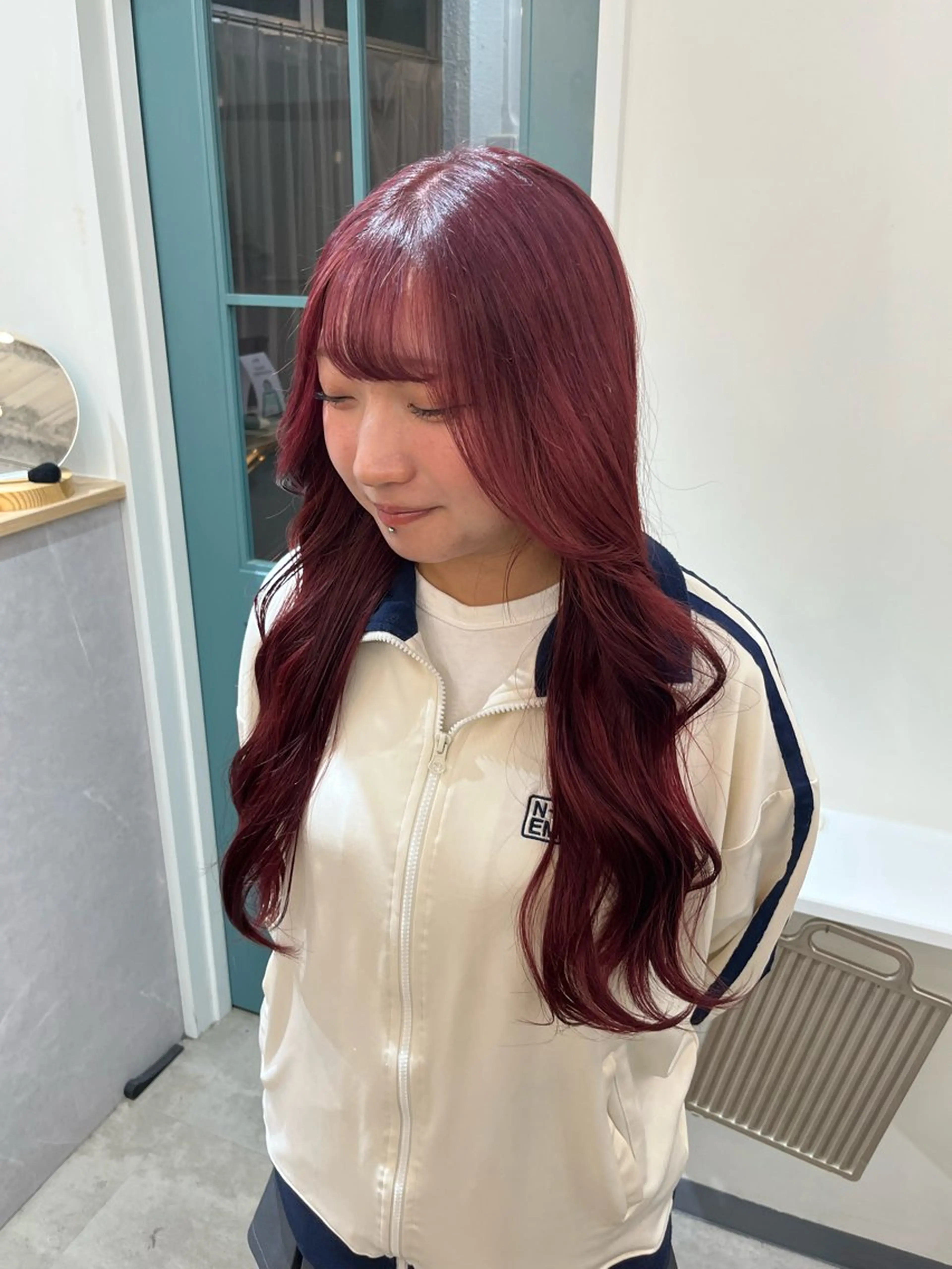 ロング ヘアアレンジ ヘアカラー 【혁명】さら/사라: Korean🍀のヘアスタイル