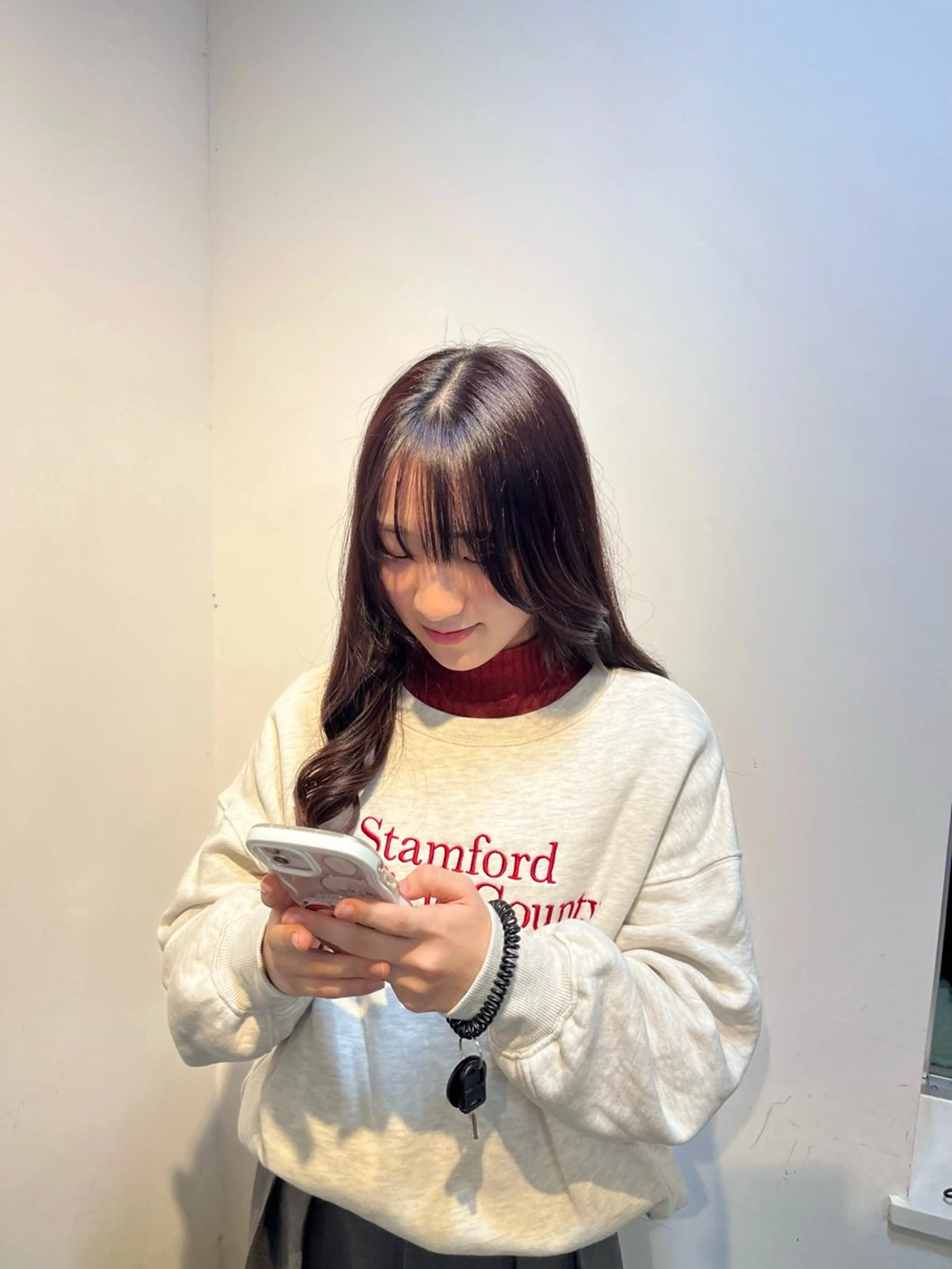 カラー ブリーチ ラベンダーカラー ブリーチなしカラー ピンクカラー ピンクラベンダー 本木下朋花/髪質 改善×ダブルカラーのヘアスタイル