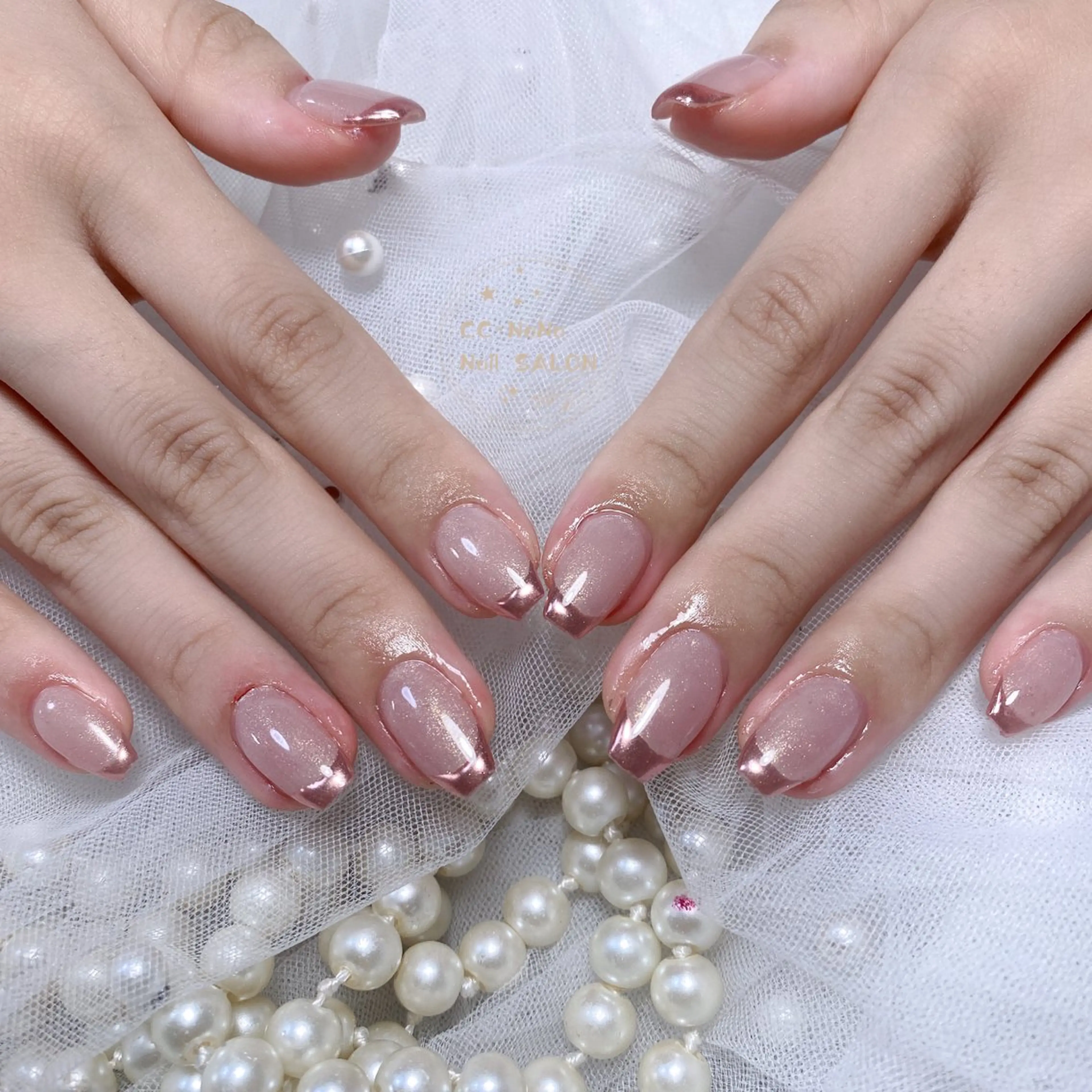 ネイル チークネイル フラッシュネイル ハート キラキラネイル 韓国ネイル ハンドネイル 💎CC・NaNa 韓国風ネイル🌙Cのネイルデザイン