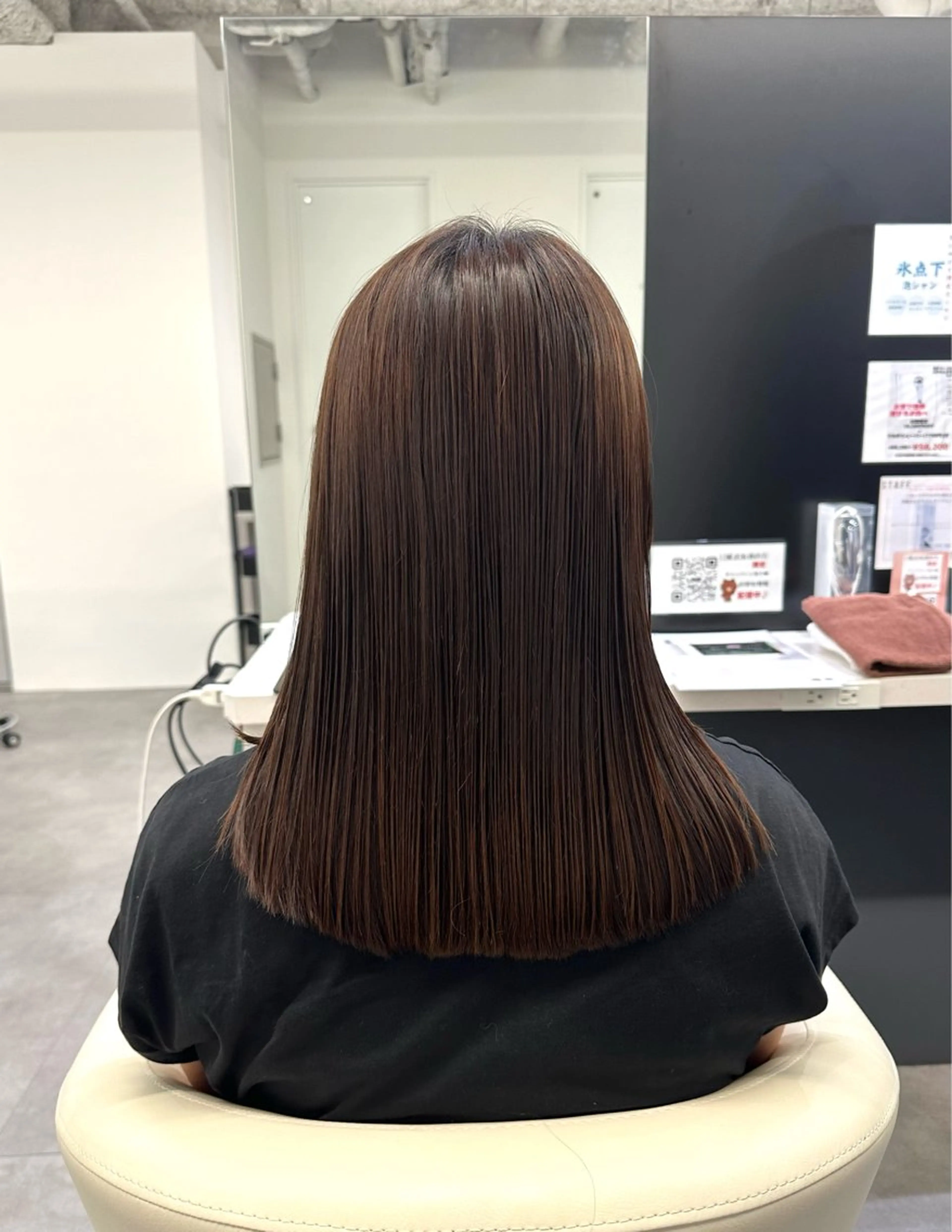 【🫧髪質改善2回目🫧】✨髪質改善✨ここでしかできないうる艶髪質改善ストレート🌿の写真