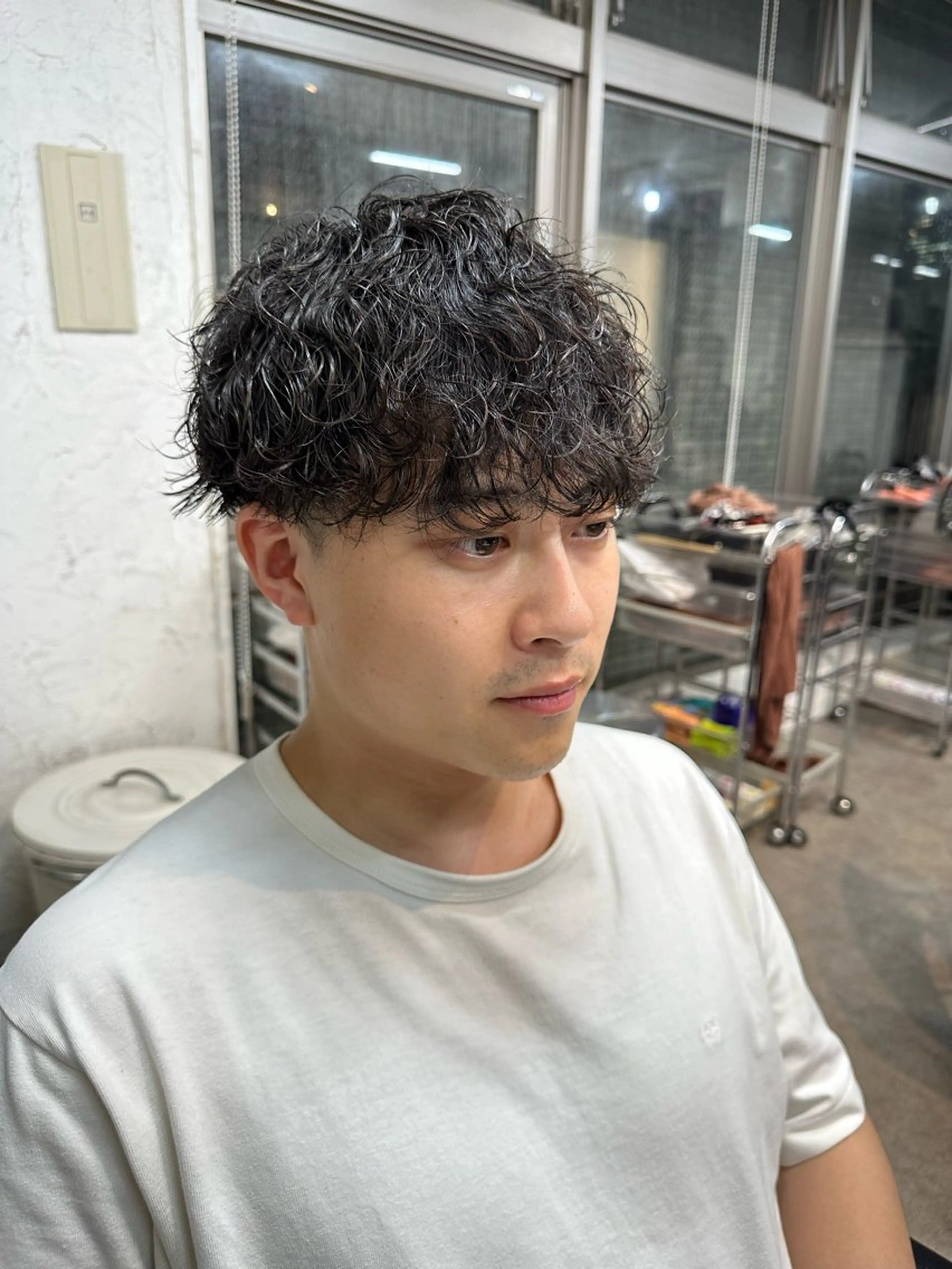 メンズ メンズパーマ 波巻きパーマ fifth/原宿/ シャドウパーマ/カズのヘアスタイル