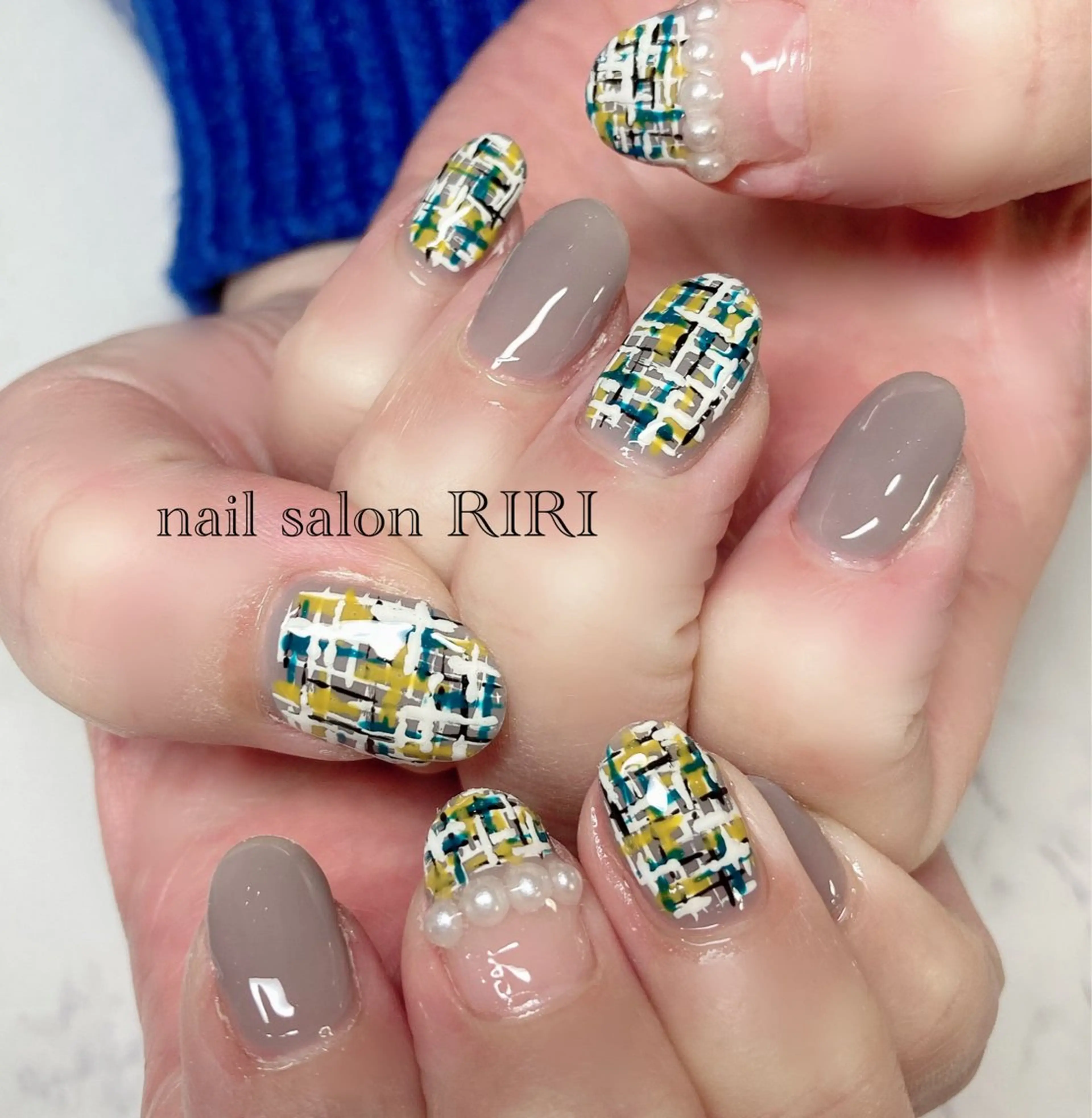 ネイル ツイードネイル private  nail  salon RIRI所属・RIRI リリのネイルデザイン