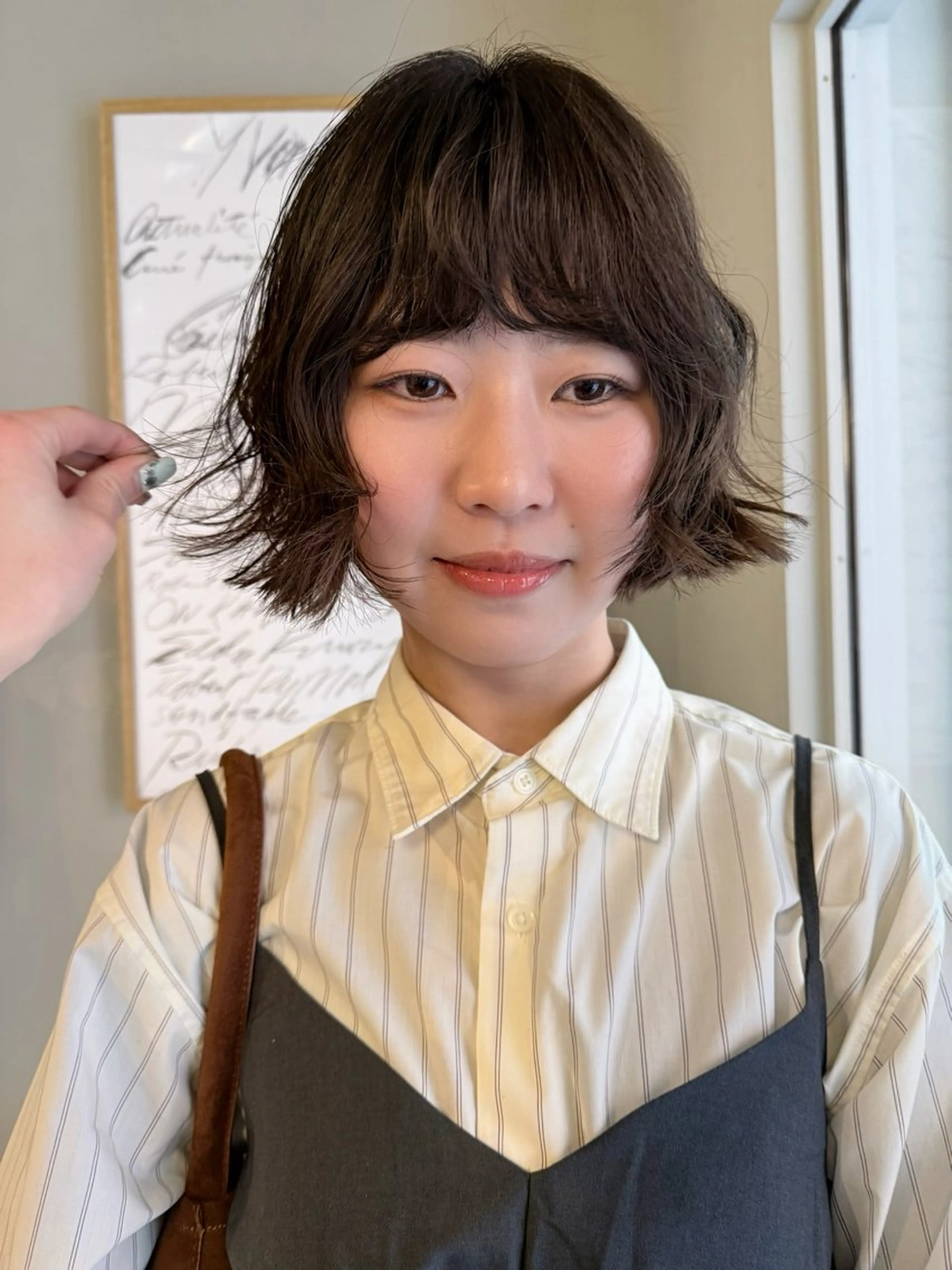 パーマ ボブ カット パーマ トリートメント ショート/パーマ /muku サリのヘアスタイル