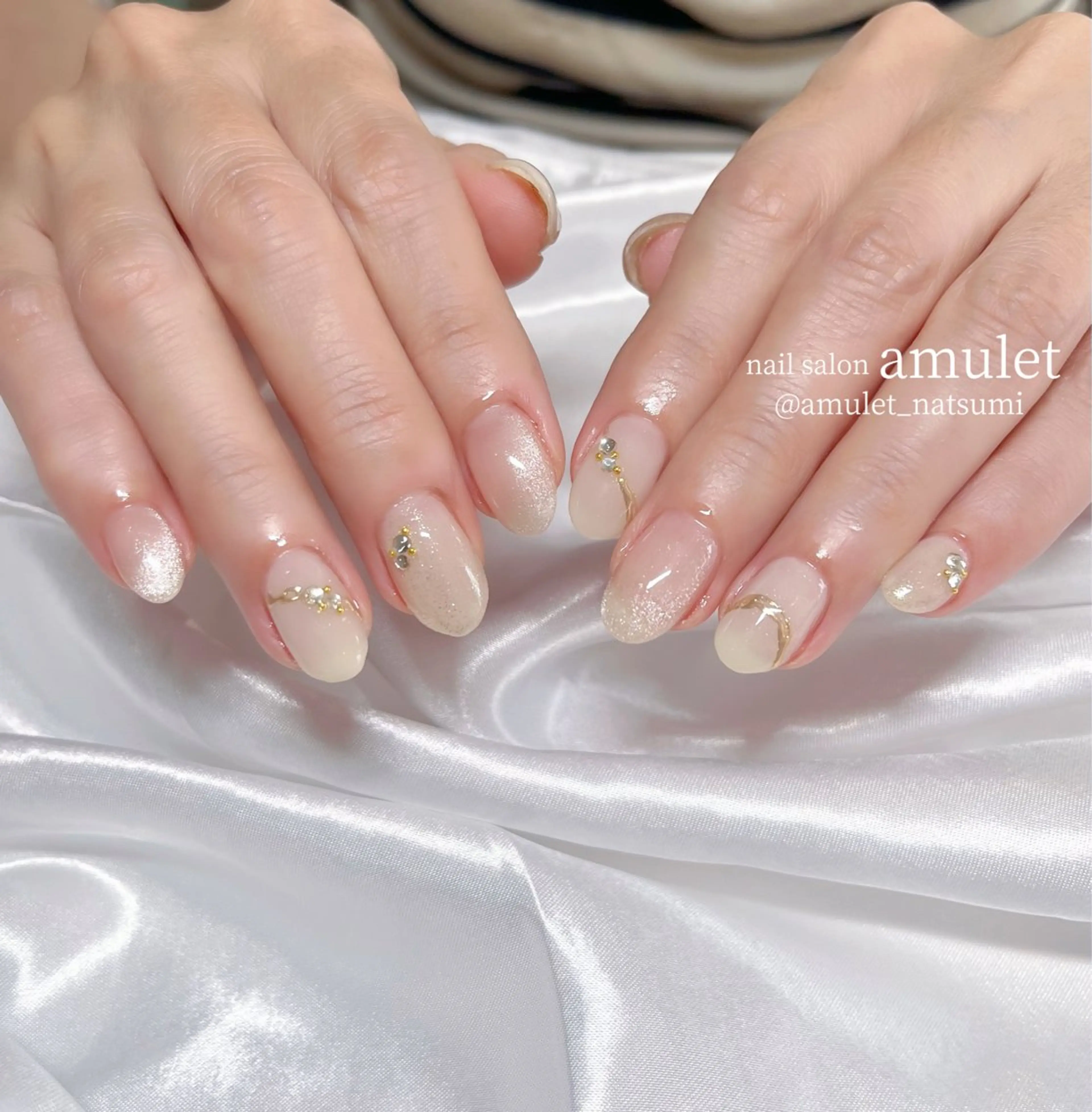 ネイル マグネットネイル amuletnail natsumiのネイルデザイン