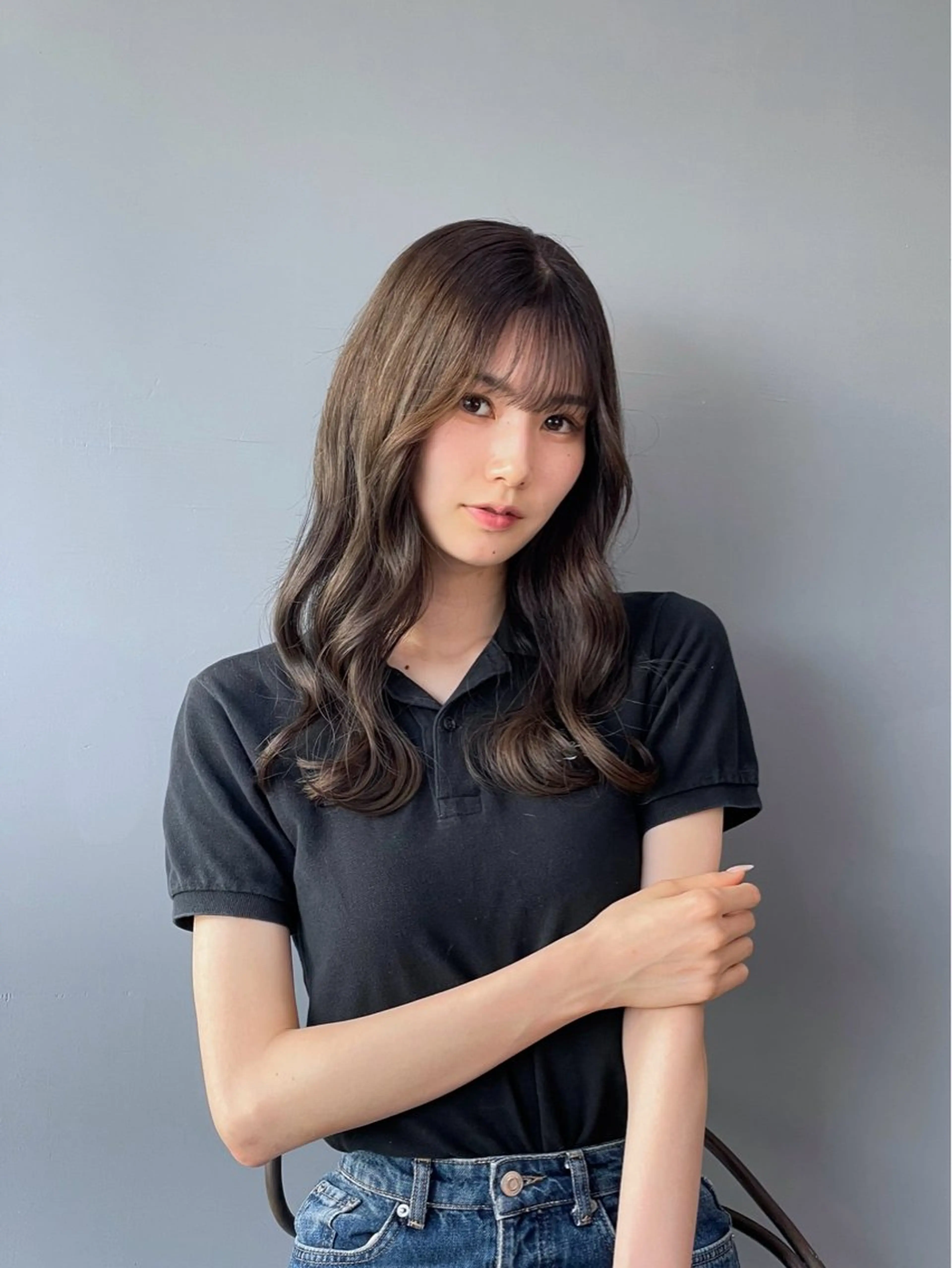 ロング MUSE bis所属・透明感カラー/韓国風 /清水翔太のヘアスタイル