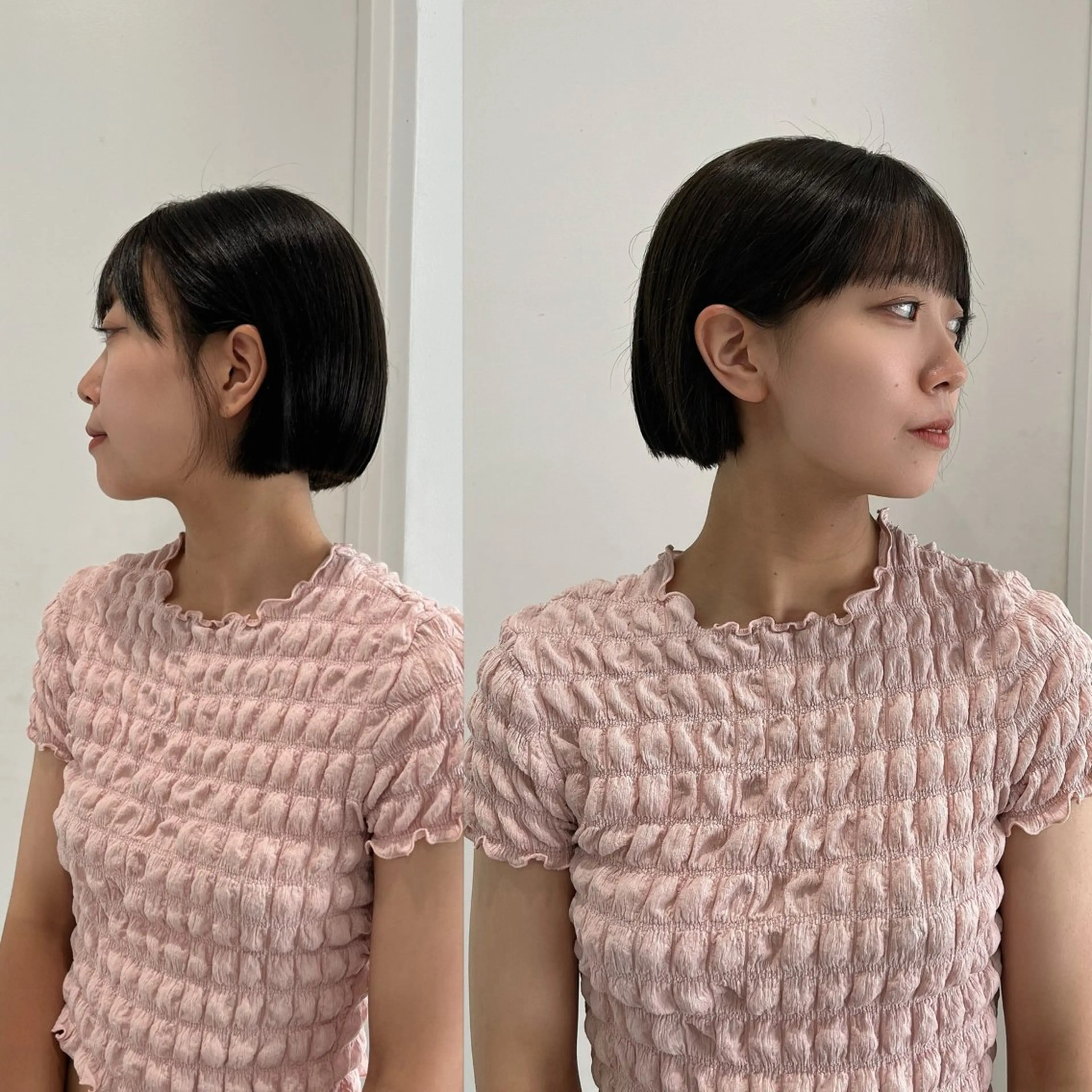 ショート ボブ カット ヘアカラー トリートメント 縮毛矯正/ハイトーン /パーマ/せき🧸のヘアスタイル