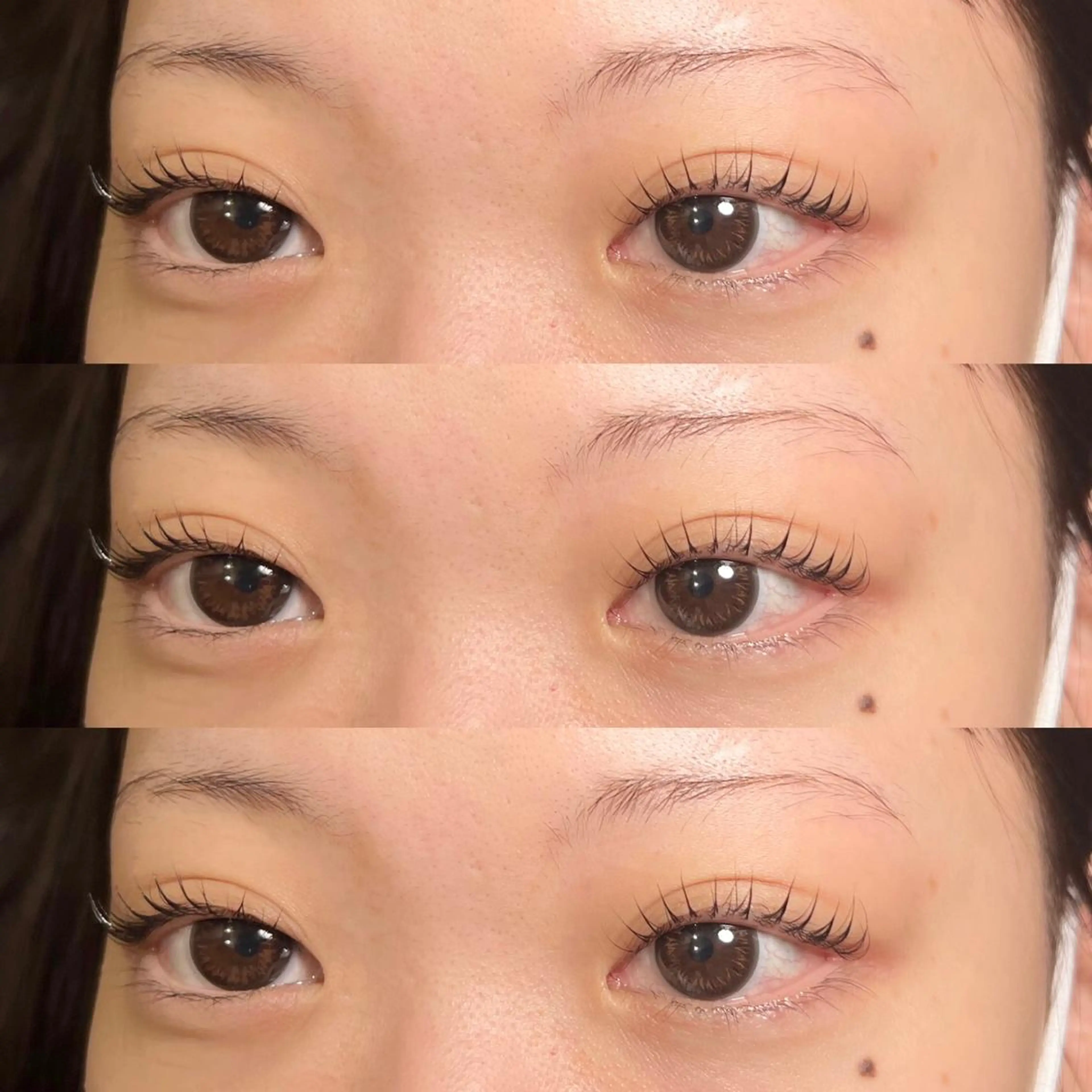 マツエク・マツパ アイブロウ 眉カラー バインドロック カラーマツエク フラットラッシュ パリジェンヌラッシュリフト マツパ Cherie Kawaguchiのマツエク・マツパデザイン