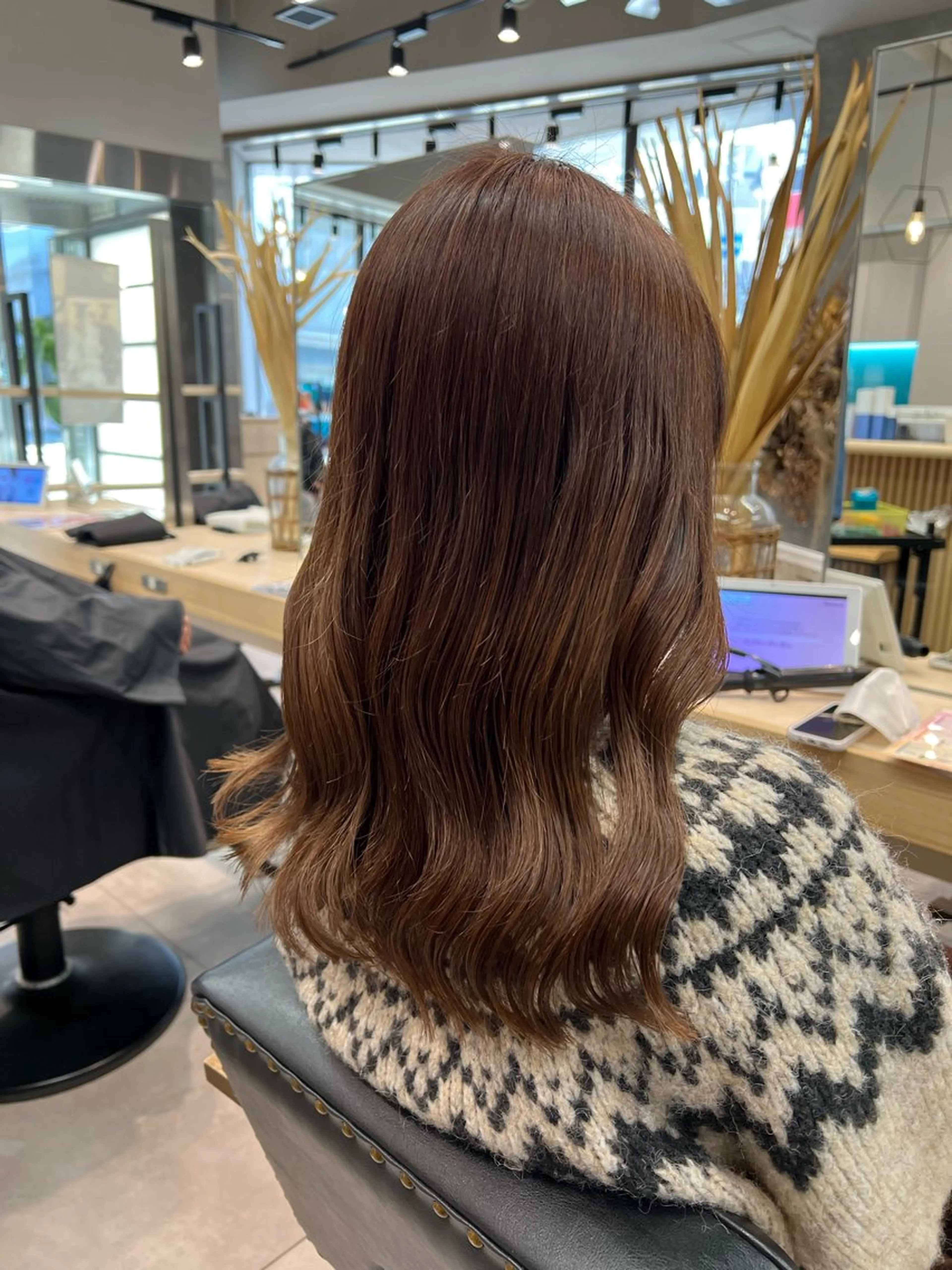 セミロング カラー カット ヘアカラー 🌞レイヤー×カラー 前川那津美🌞のヘアスタイル