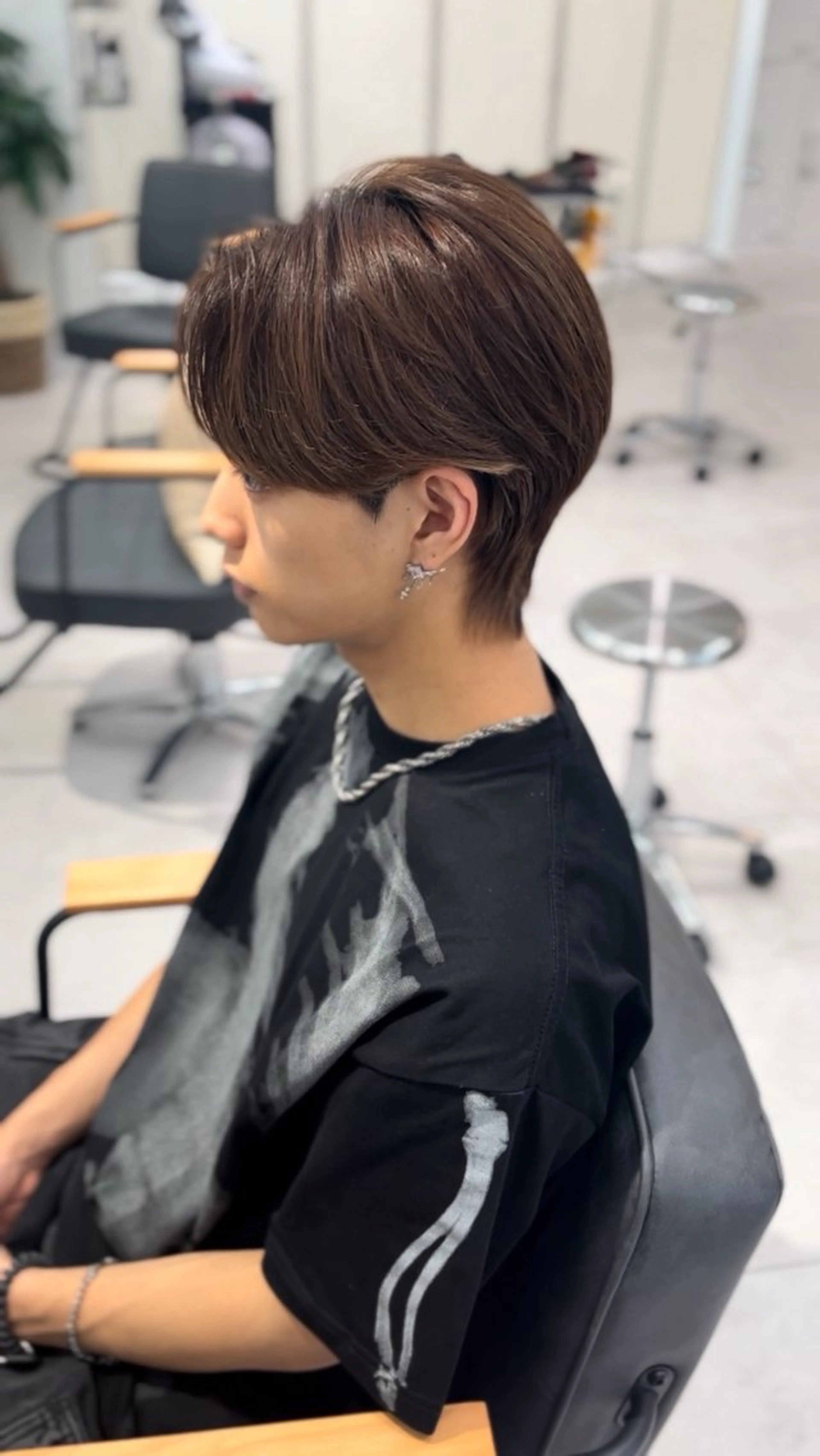 ショート カラー メンズ ヘアカラー ヘアセット 🔥【メンズ特化】江 坂／モデル／レオ🔥のヘアスタイル