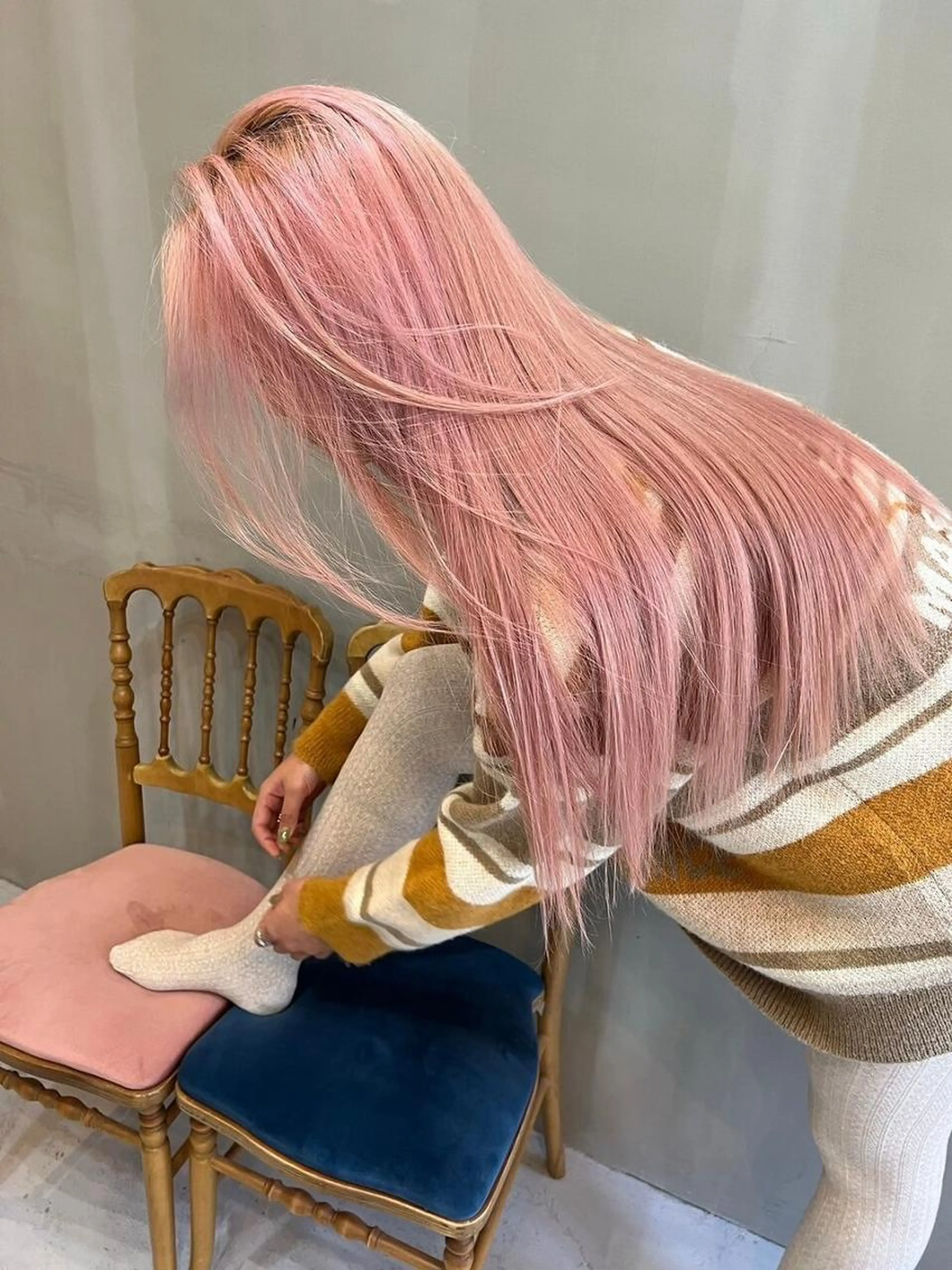 1リタッチブリーチ+ベースカラーカット+トリートメント🍒の写真