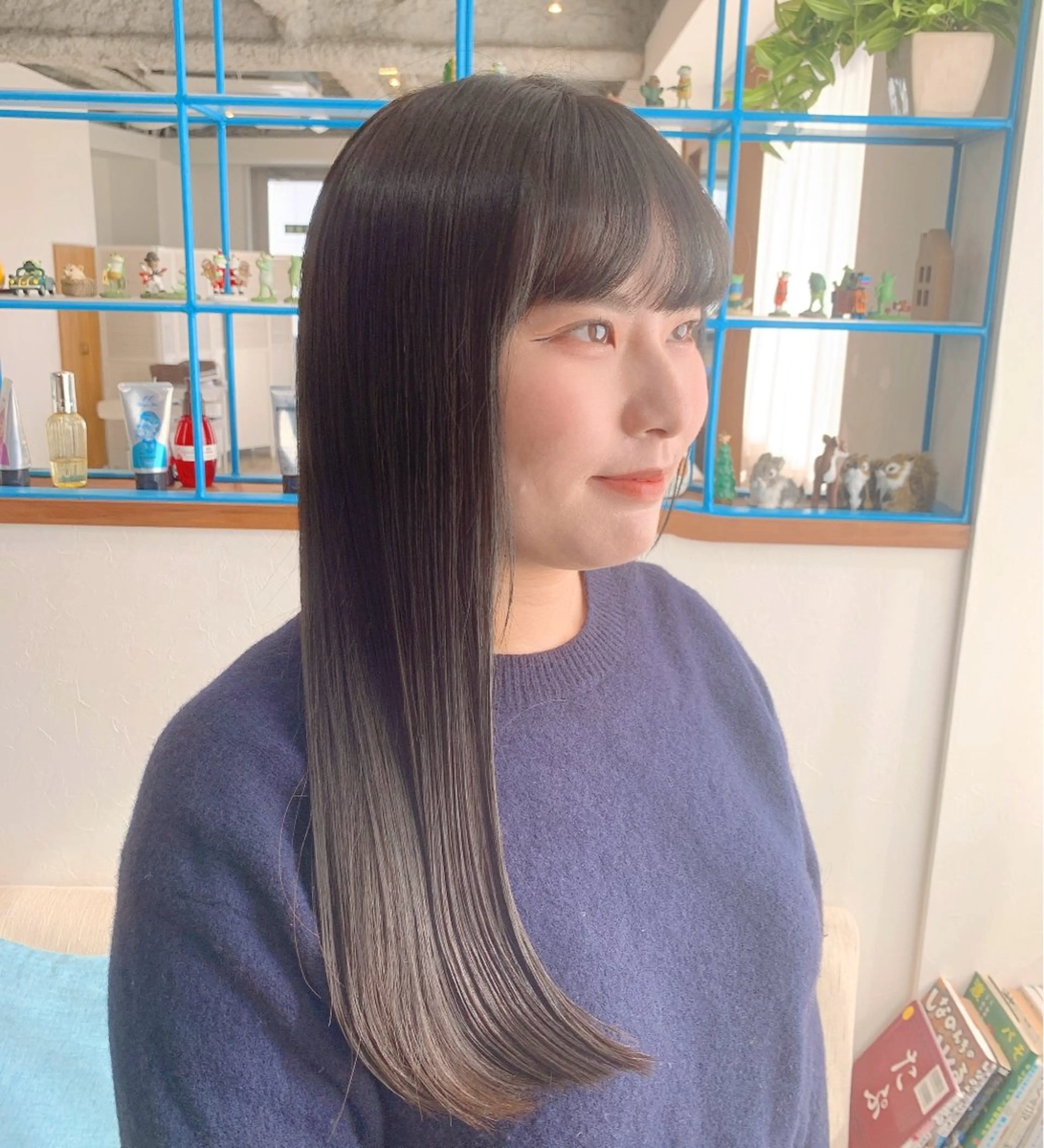 カラー CHIE艶カラー& 癒しヘッドスパ🌿のヘアスタイル