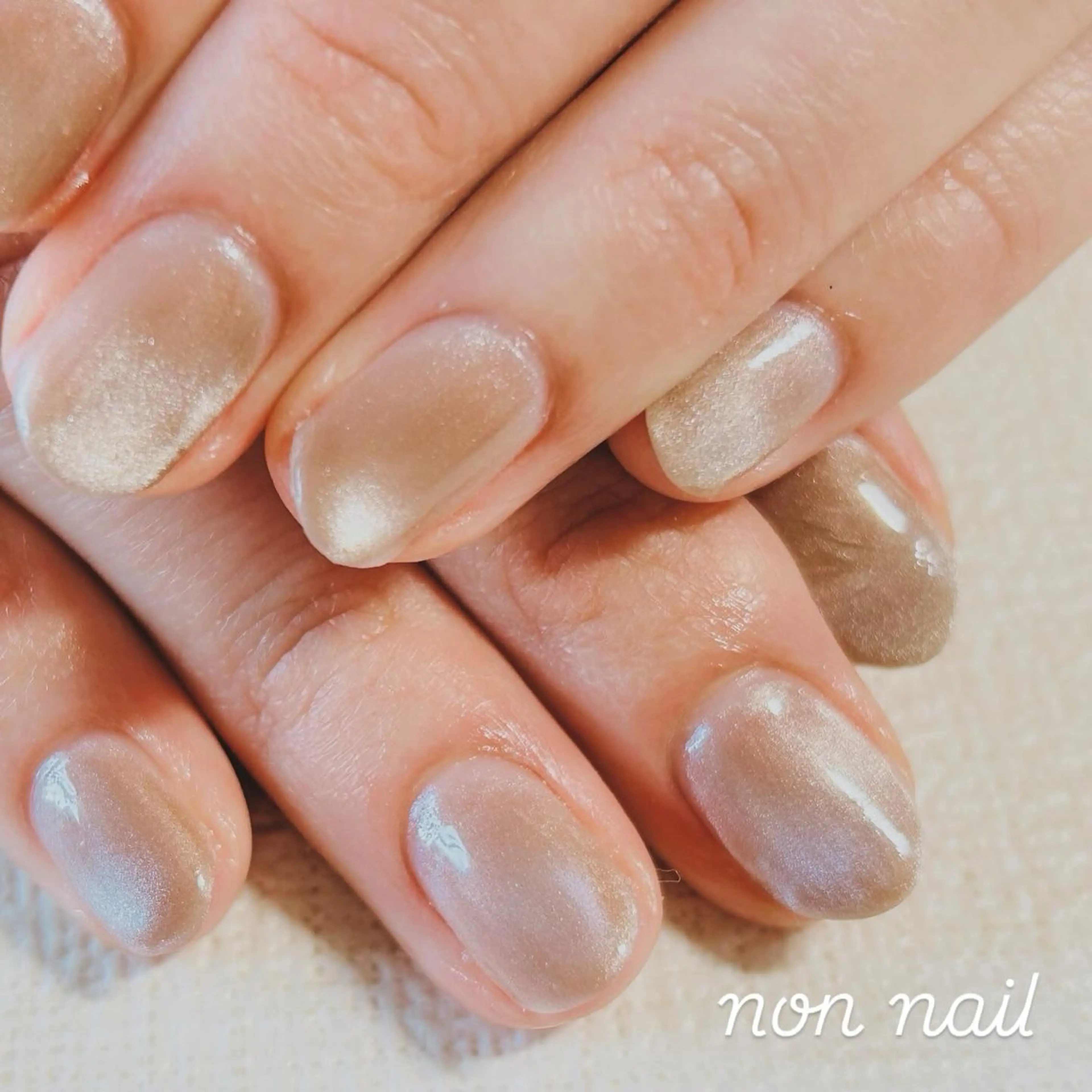 ネイル マグネットネイル シンプルネイル ハンドネイル non nail ⭐︎のネイルデザイン