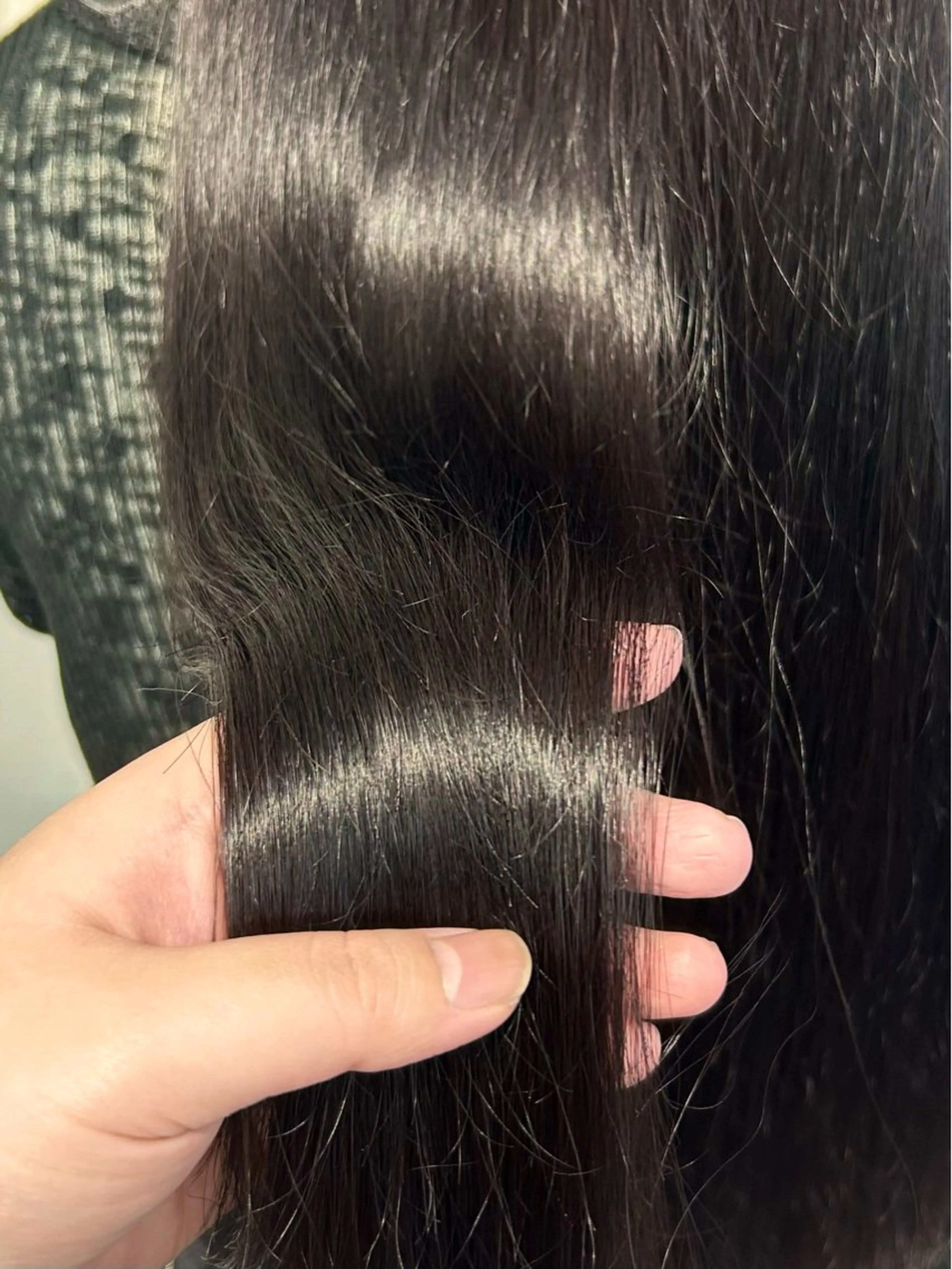 ロング カラー ヘアカラー ベージュ/ダブルカラ ー/新潟駅/青柳萌果のヘアスタイル