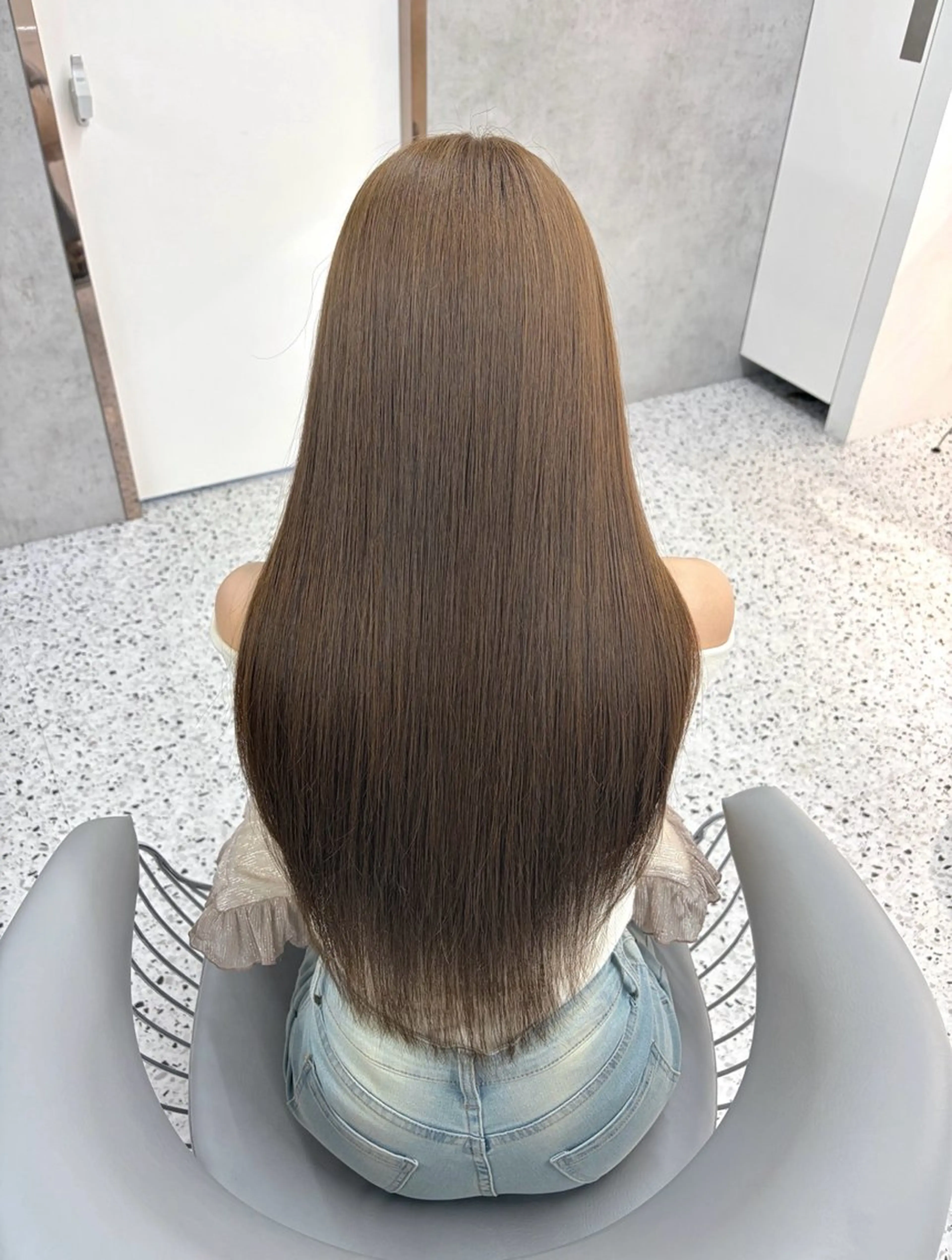 ロング カット ヘアカラー トリートメント 似合わせレイヤー / minami ⟡.·のヘアスタイル