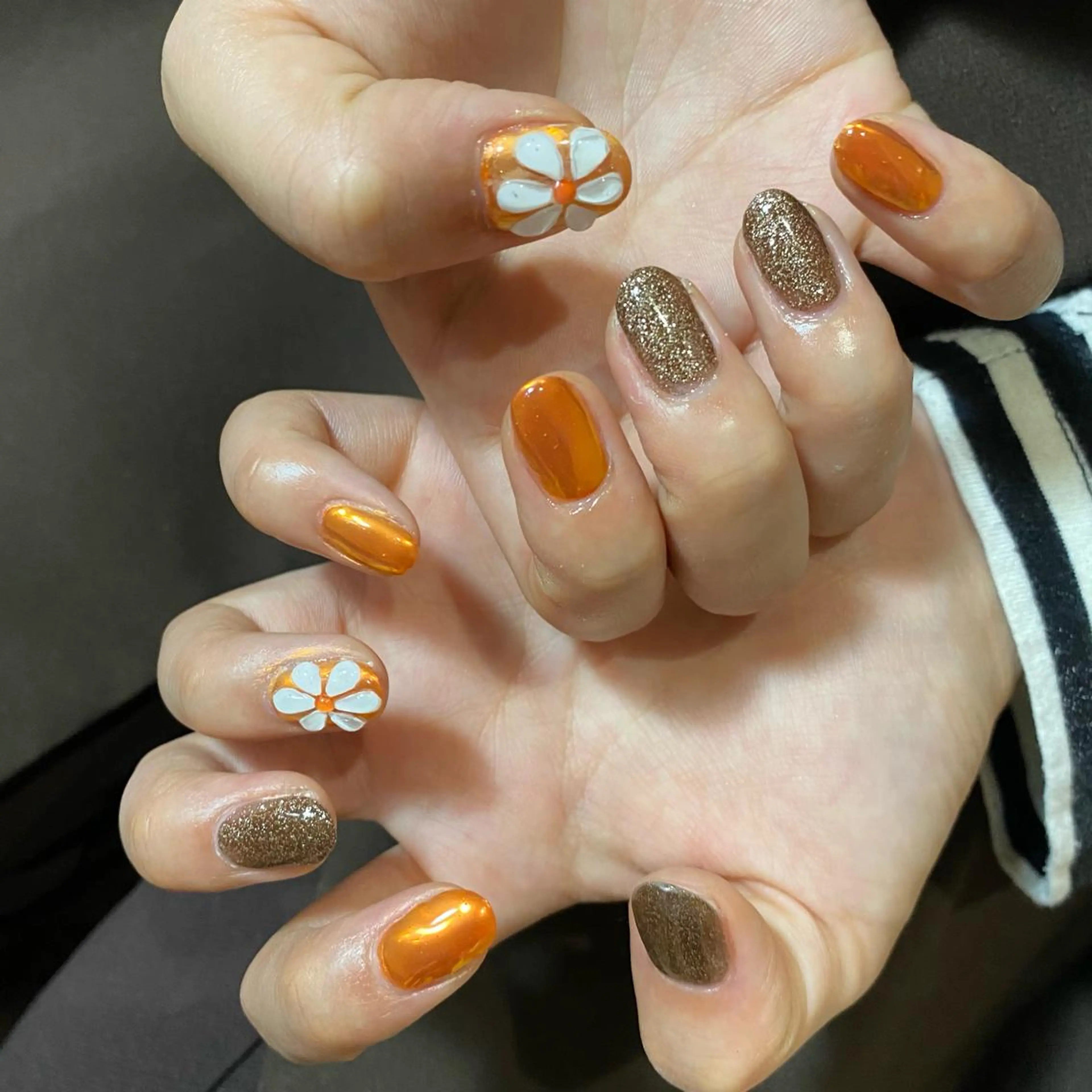 ネイル ハンドネイル フットネイル ゆびノさき茨木店 ニュアンス/アートのネイルデザイン