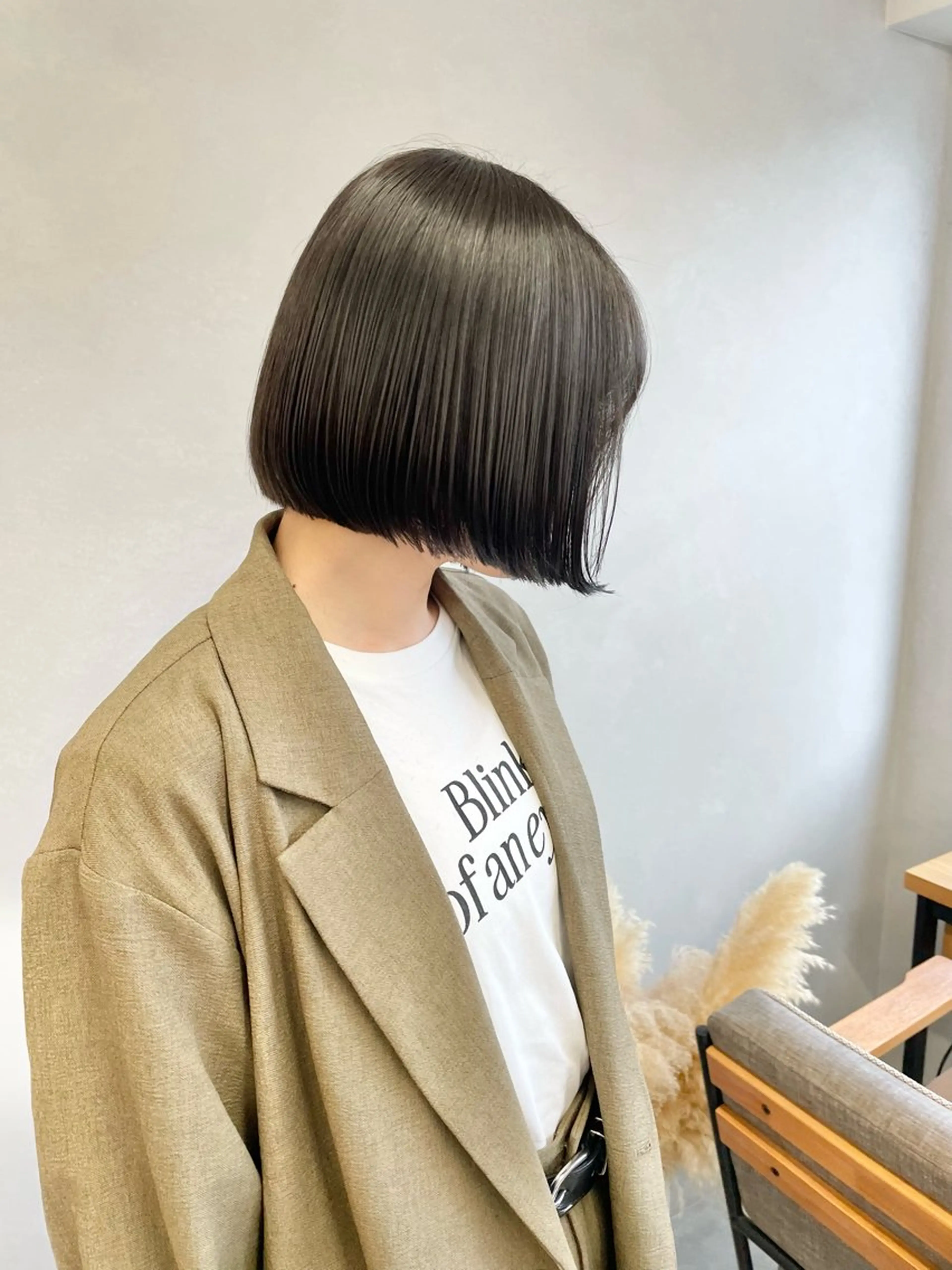 ショート カラー カット ヘアカラー トリートメント 🫧透明感カラー/ ボブ/小笠原汐海🪽のヘアスタイル