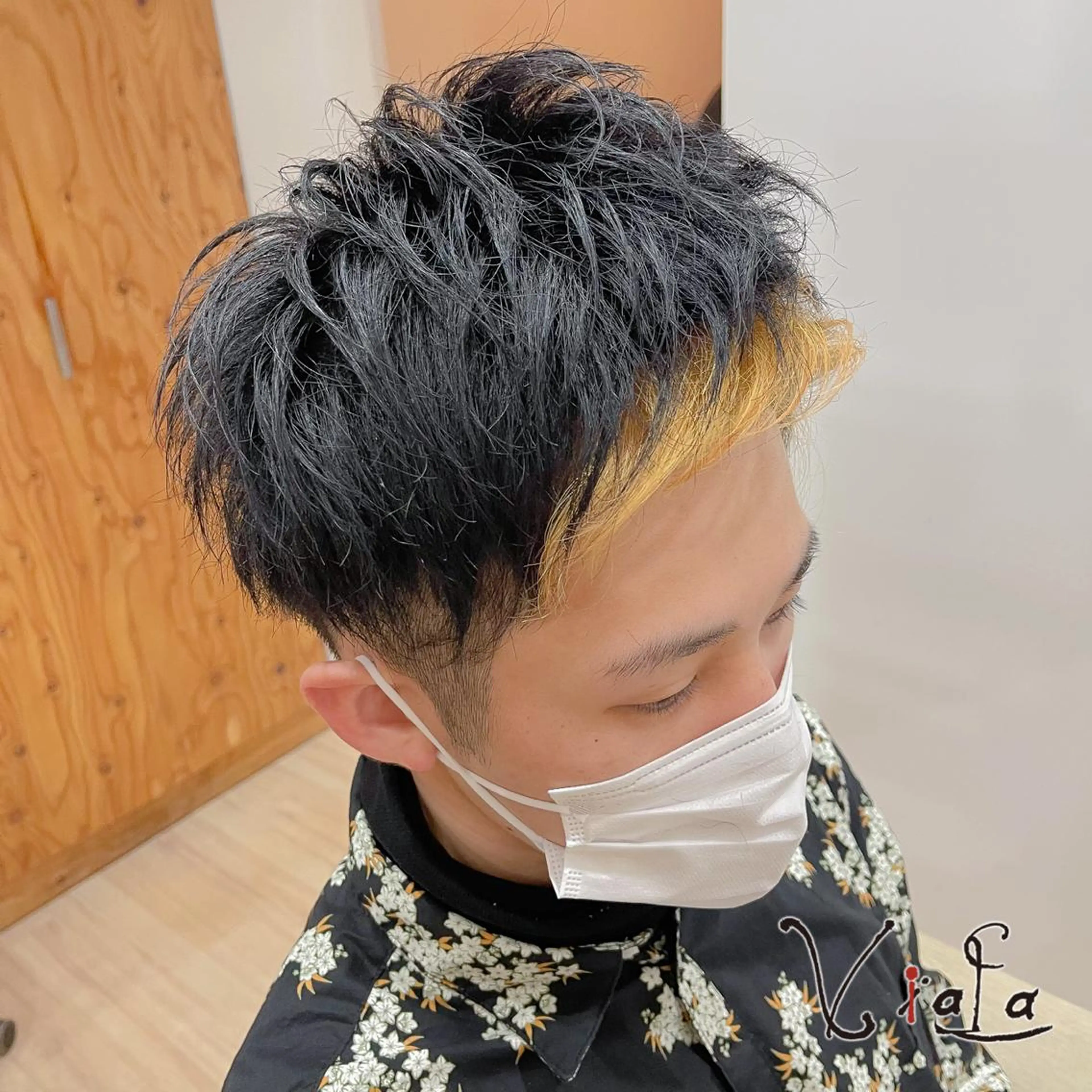 ショート メンズ アップバング ViaLa Hair 🌈すずきたくむ✂︎のヘアスタイル