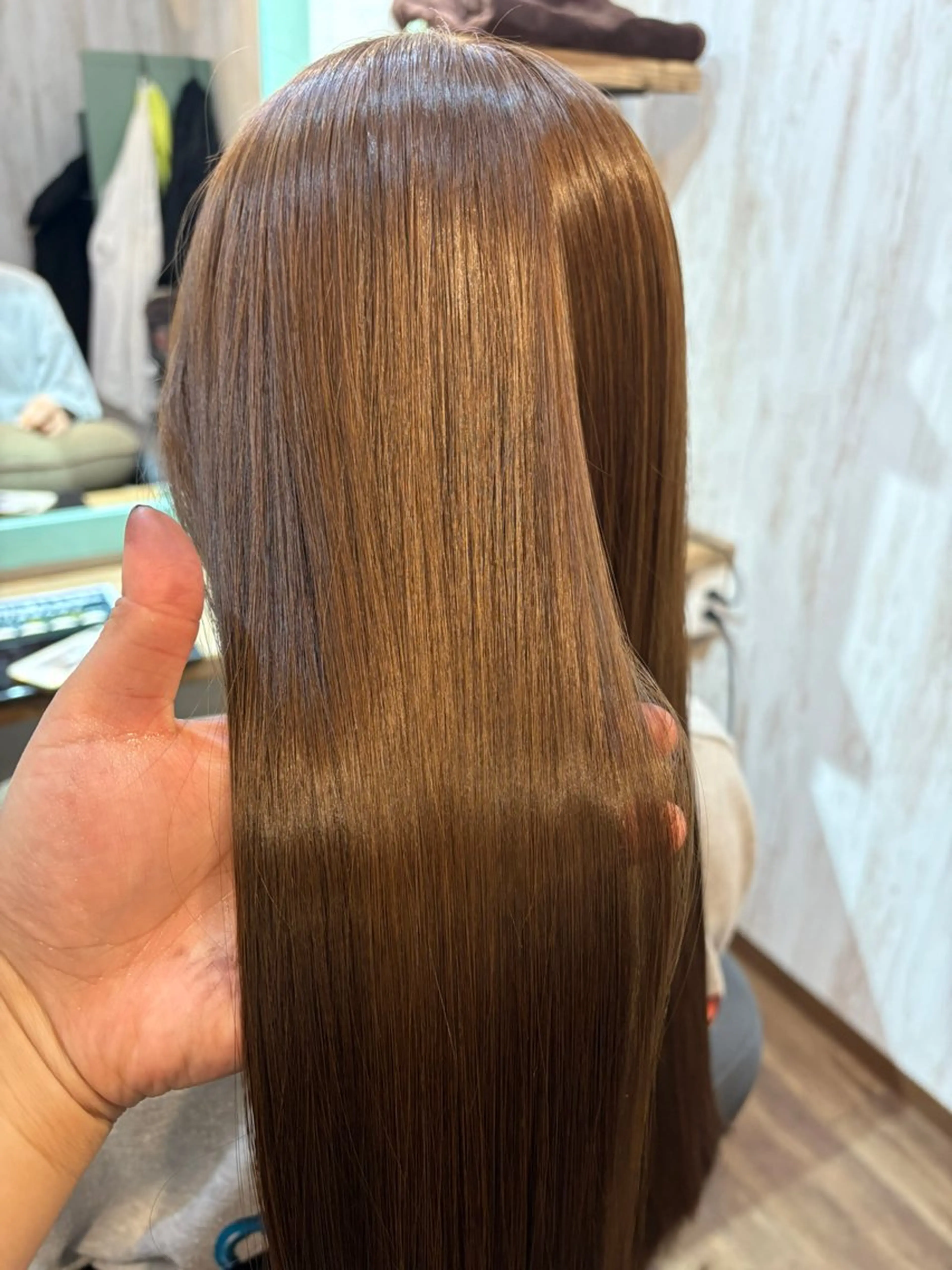 セミロング 髪質改善 トリートメント 【髪質改善都賀】 chisatan🍊のヘアスタイル