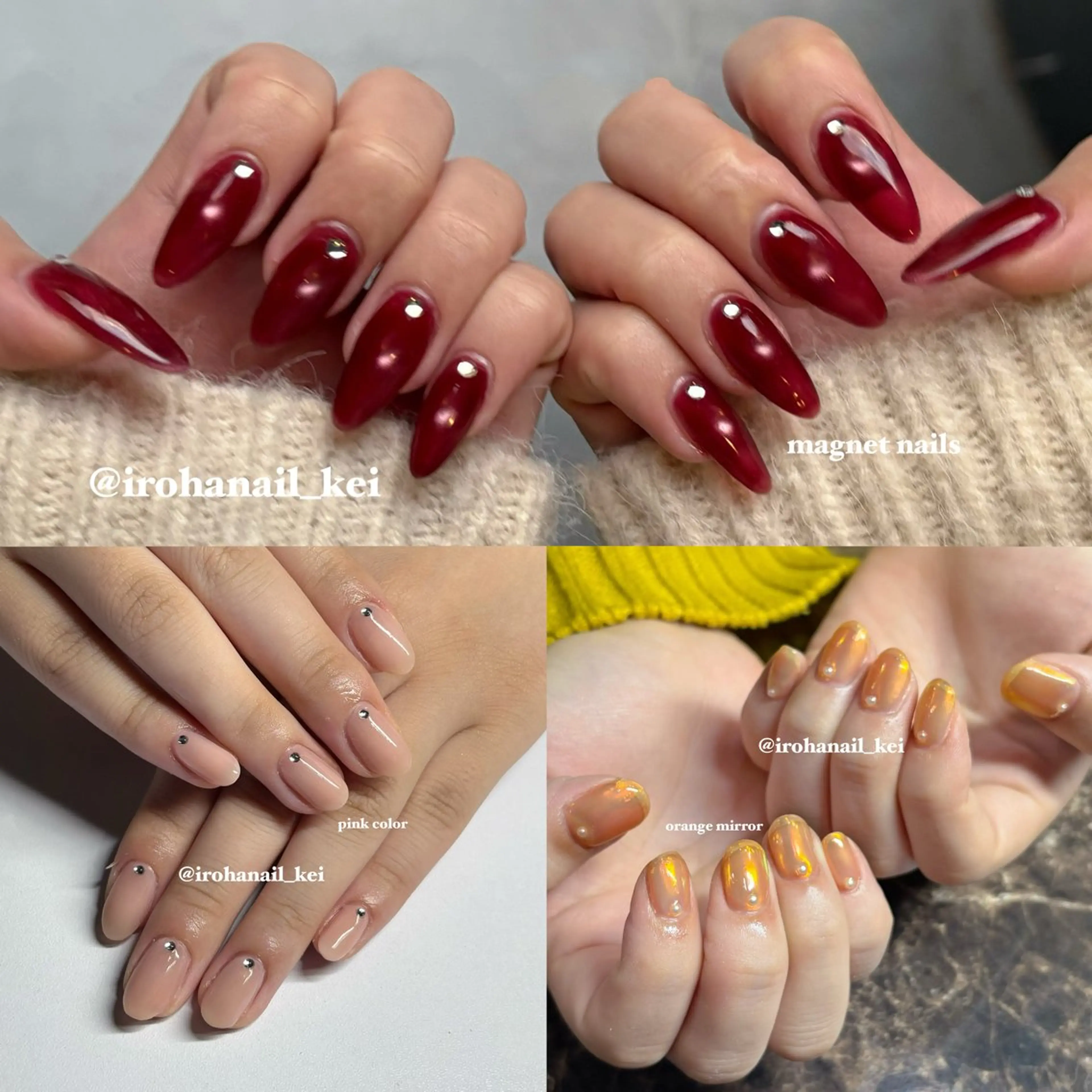 ネイル マグネットネイル ハンドネイル IROHA NAIL_けい🐶のネイルデザイン