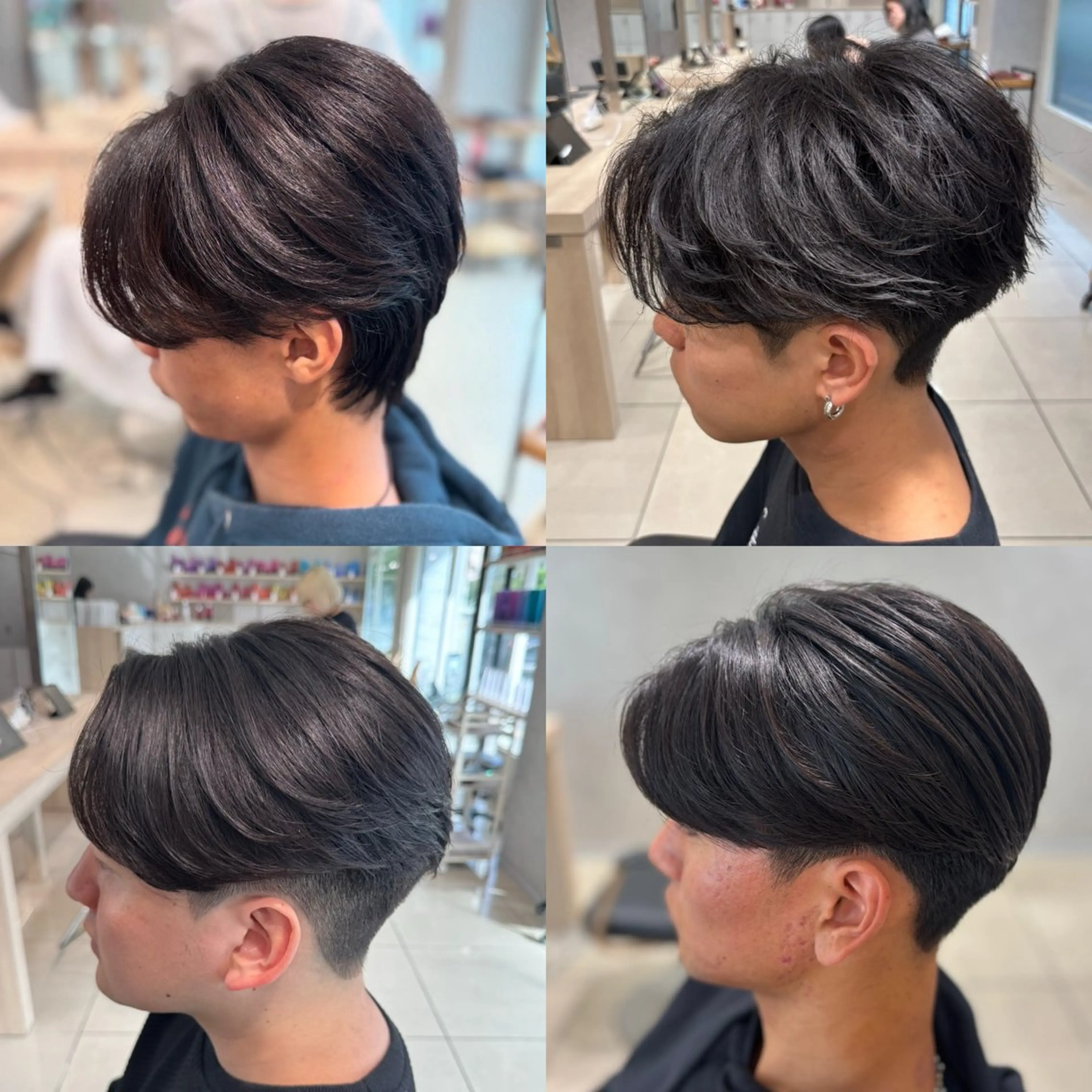 ミディアム パーマ メンズ カット 縮毛矯正 メンズ支持率エリア No.1/keitaのヘアスタイル