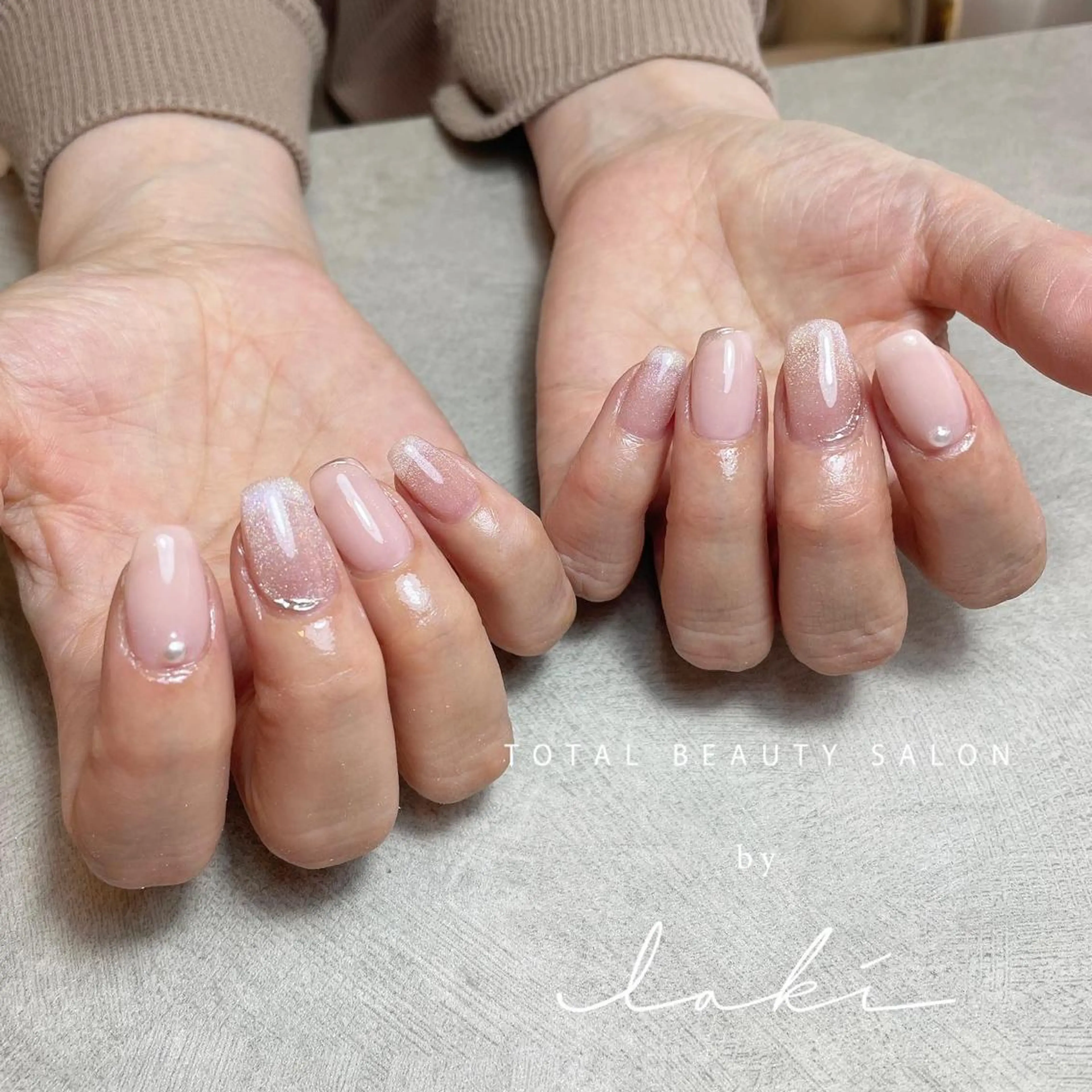 ネイル ニュアンスネイル シンプルネイル my&_ maimiのネイルデザイン