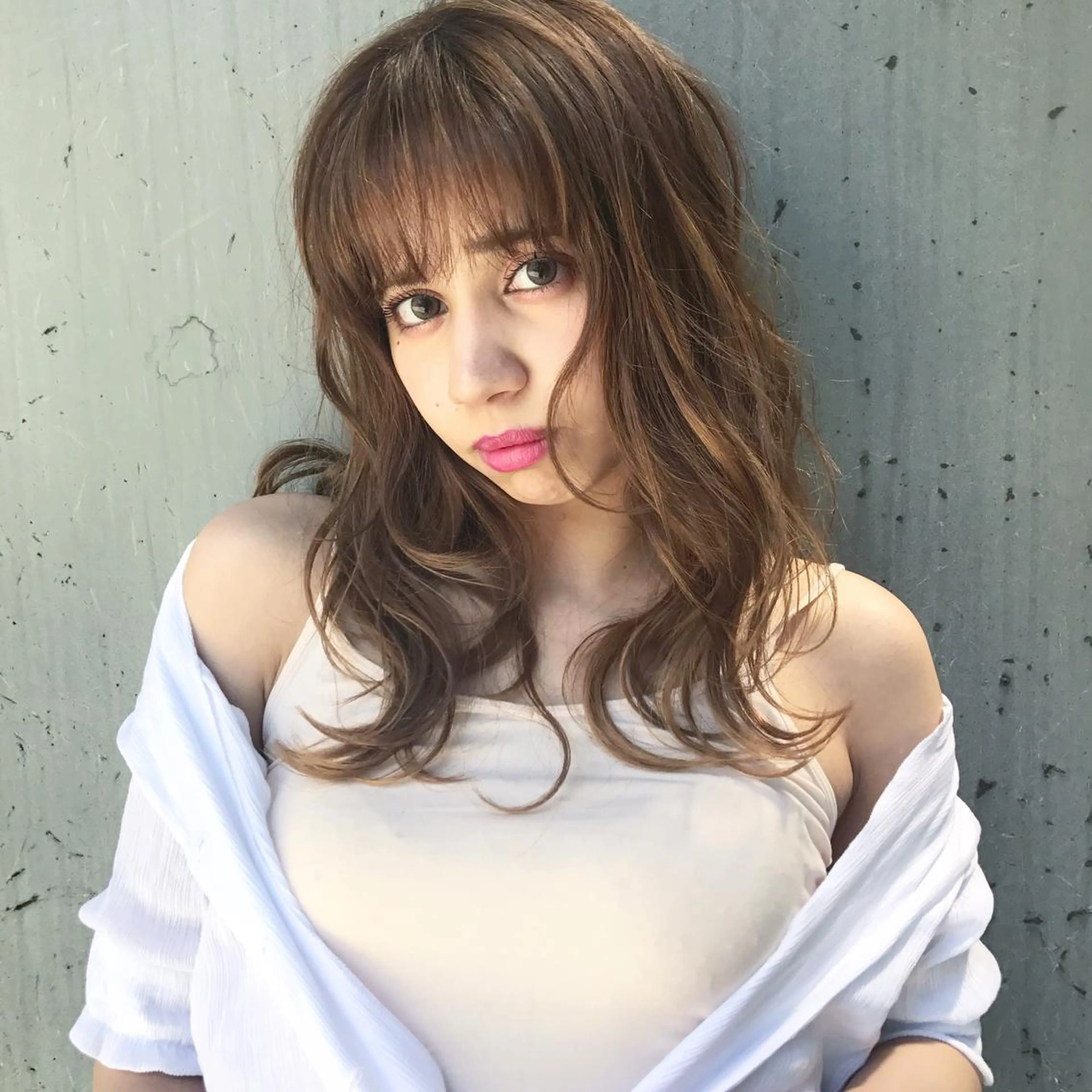 ロング カラー ヘアアレンジ Zina渋谷エリア マネージャShionのヘアスタイル