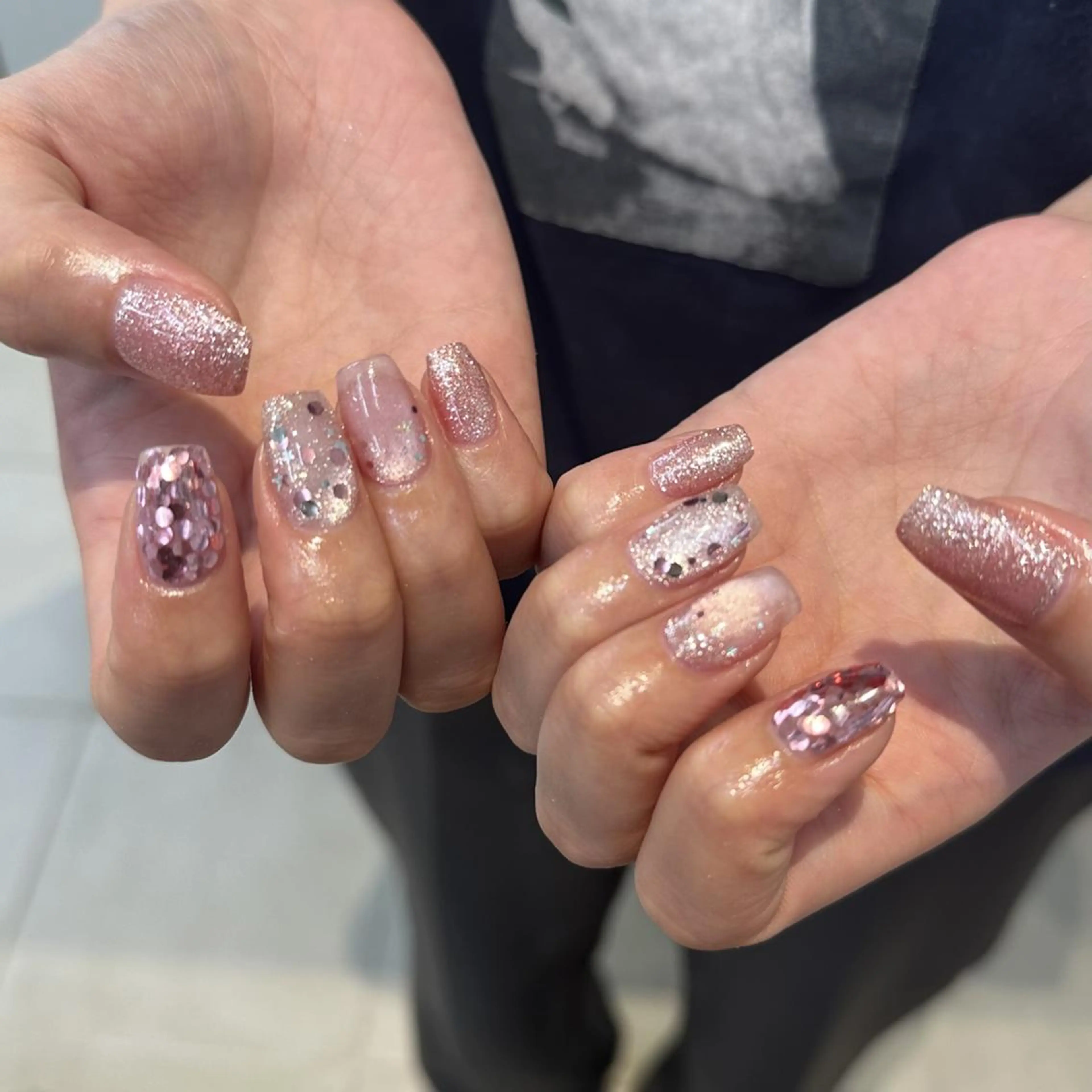 ネイル アートネイル キラキラネイル ハンドネイル yuri.k★ DEE babyのネイルデザイン